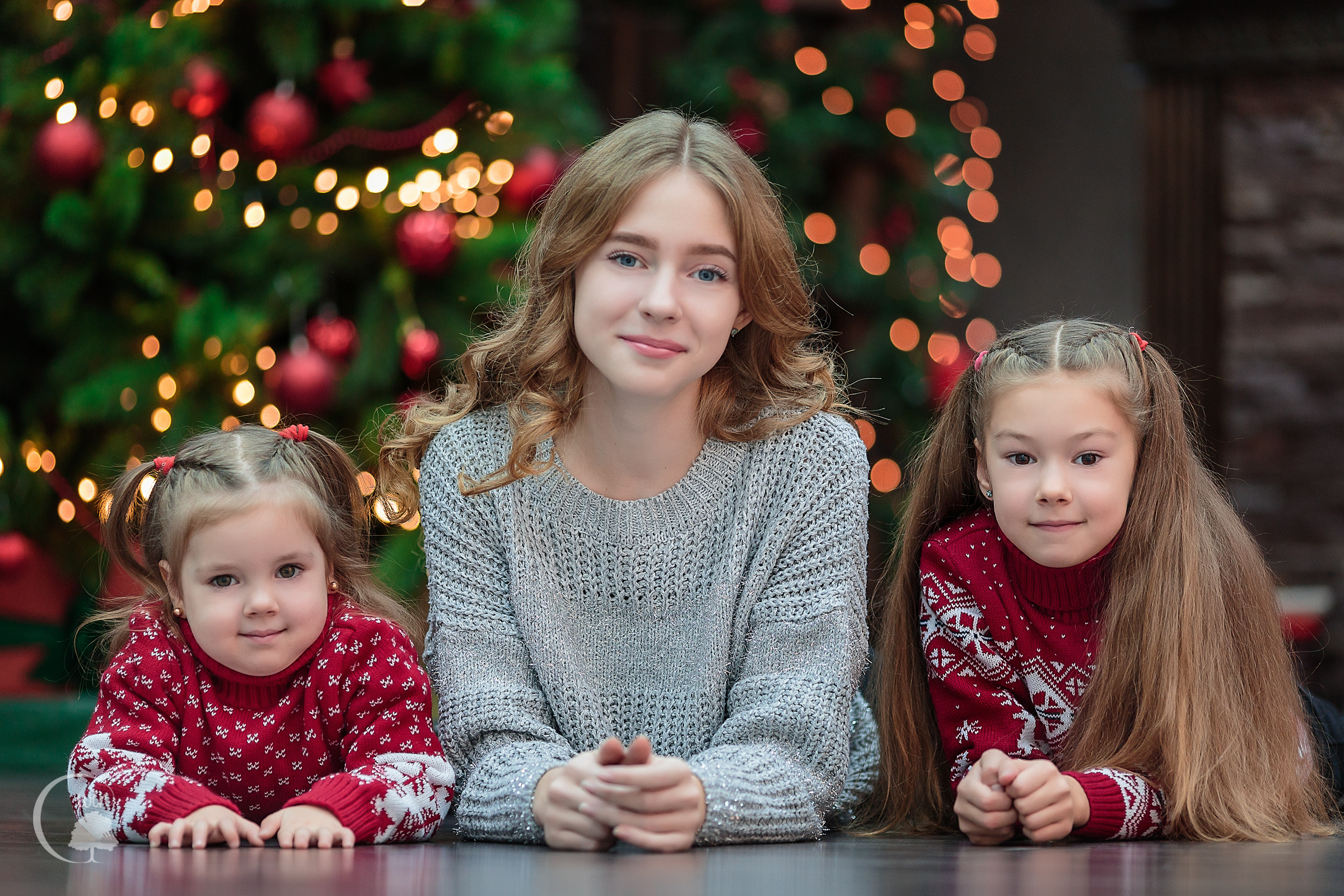 Новогодняя студийная съемка. Свадебный, семейный фотограф в Воронеже. Иван и Наталья Выборновы