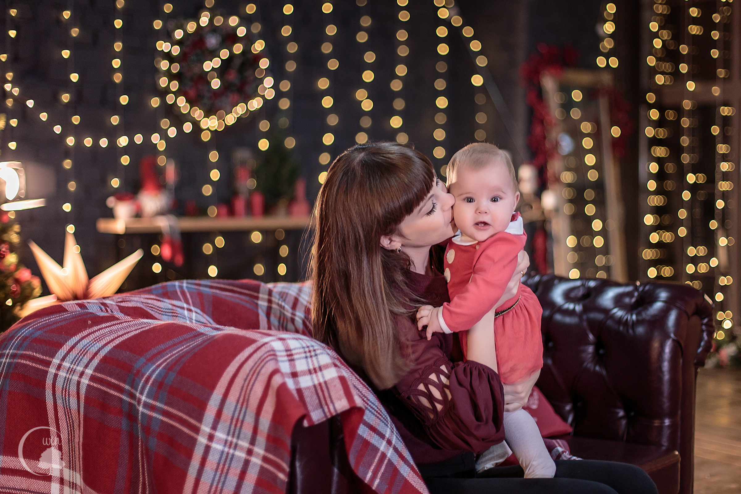 Новогодняя студийная съемка. Свадебный, семейный фотограф в Воронеже. Иван и Наталья Выборновы