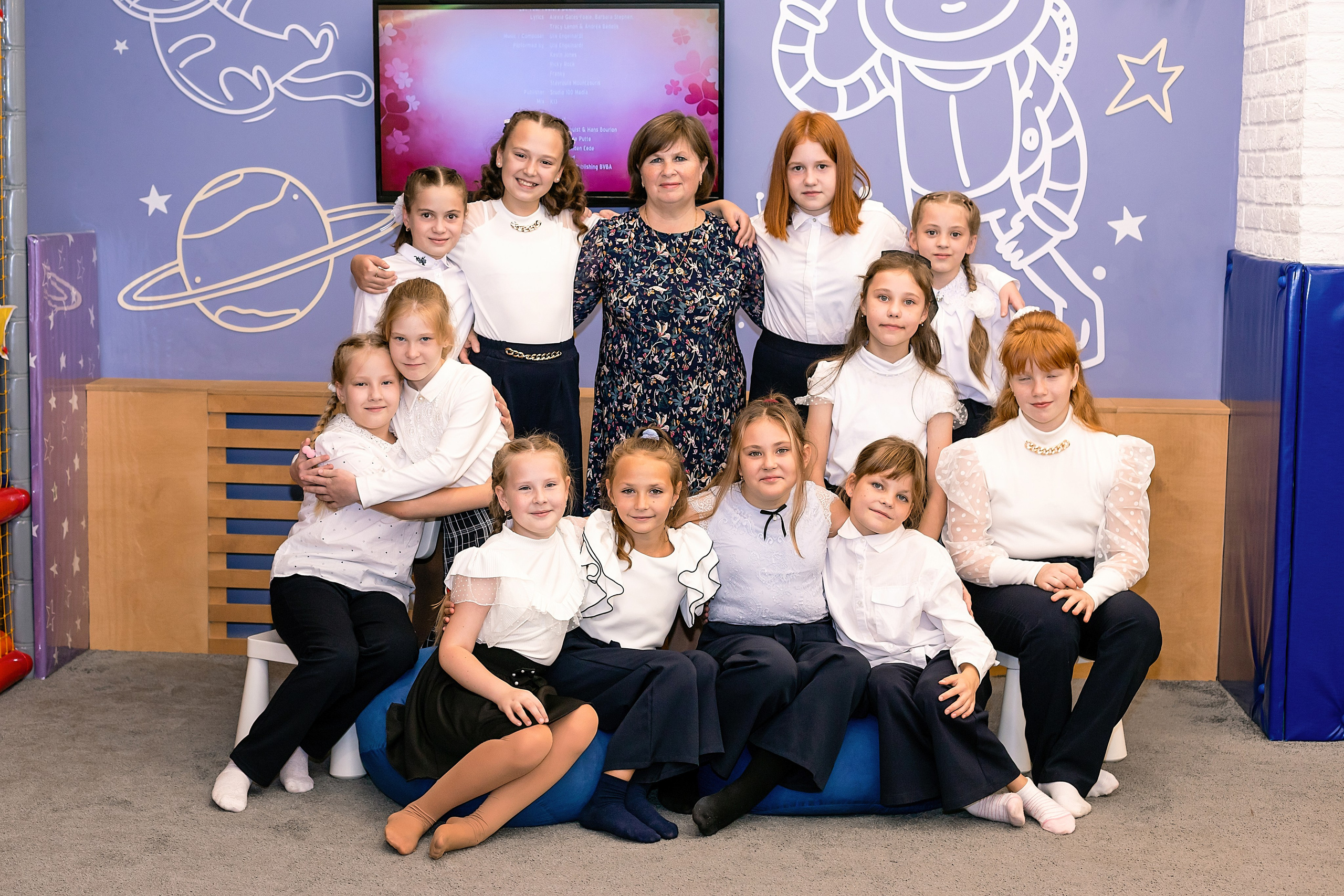 4 класс. Съёмка в кафе. Выпускные альбомы «Эврика» в Нижнем Новгороде