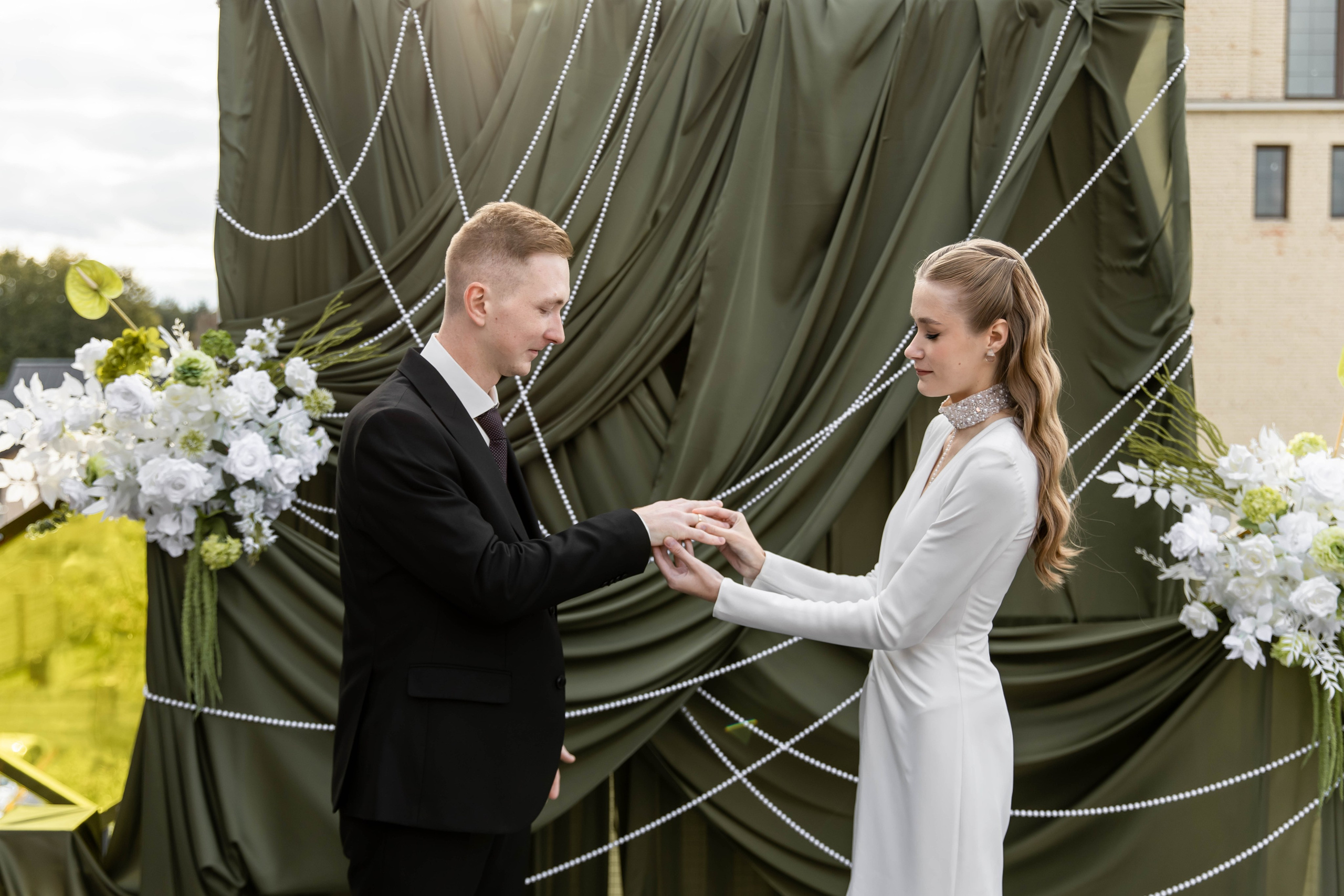 Выездная регистрация + Барвиха + банкет. Свадебный и семейный фотограф в Москве Диана Левченко