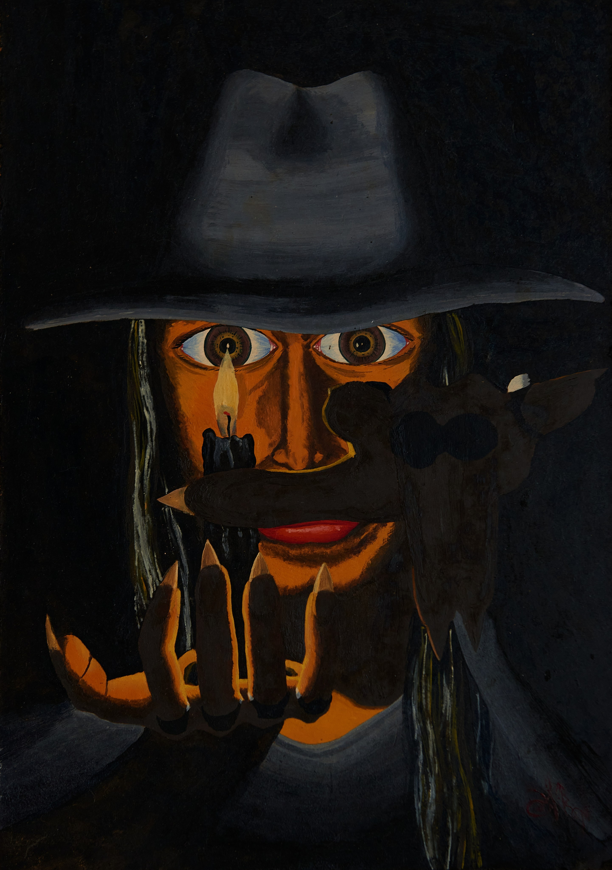 Автопортрет со свечей