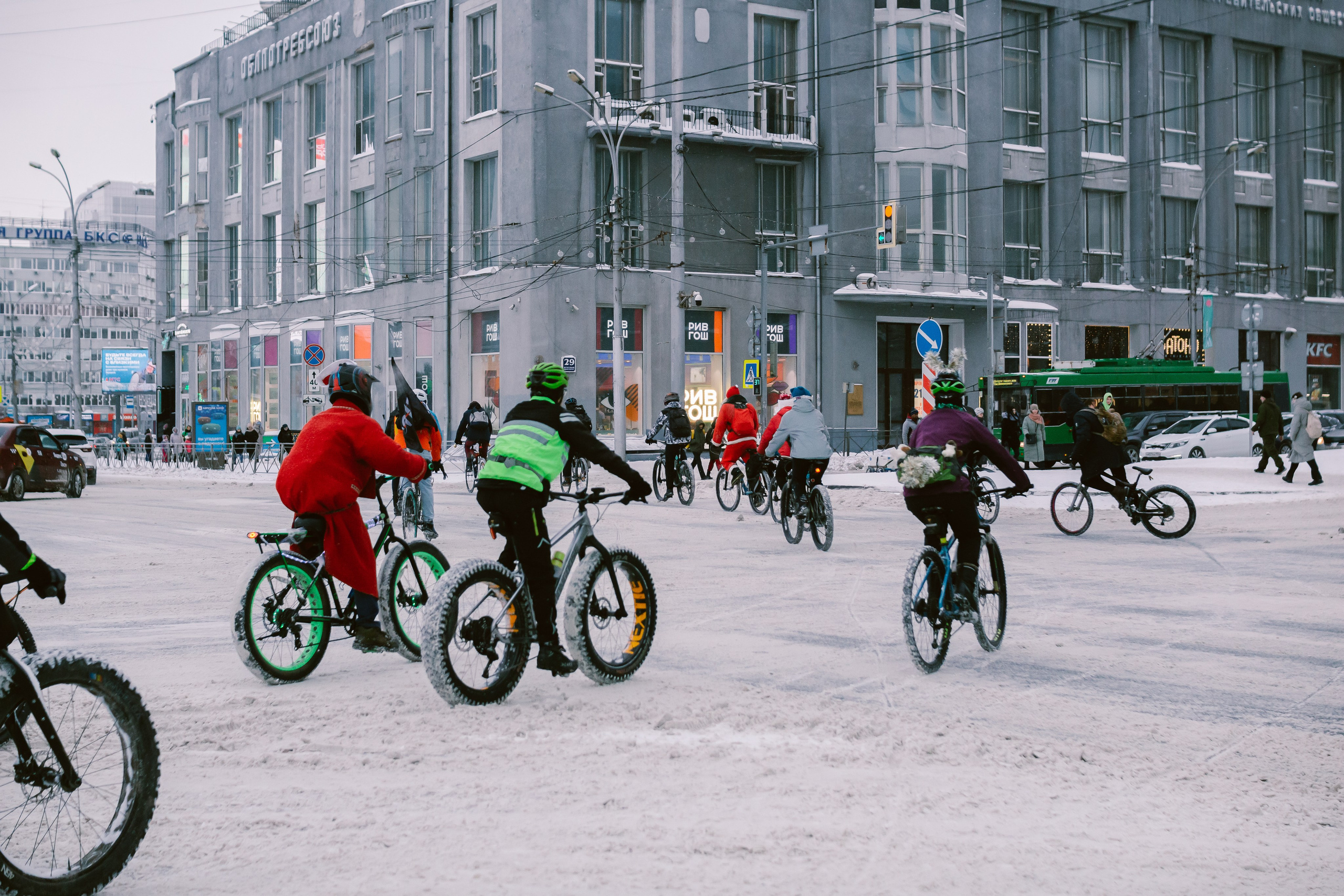 Зимний велозаезд «Привет, велосипед!». Фотограф в Новосибирске Екатерина Васильева