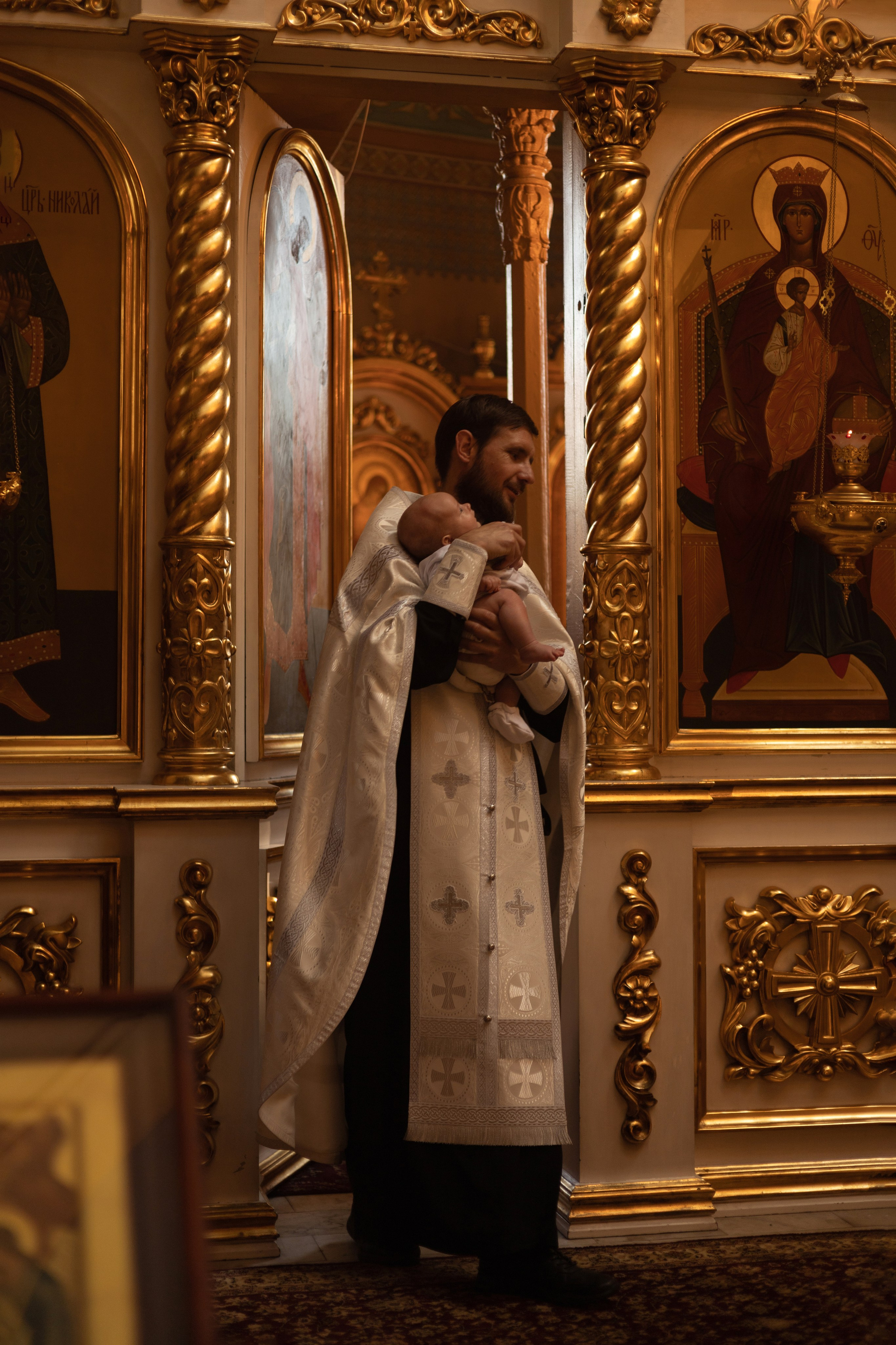 Таинство крещения. Фотограф новорожденных Саратов