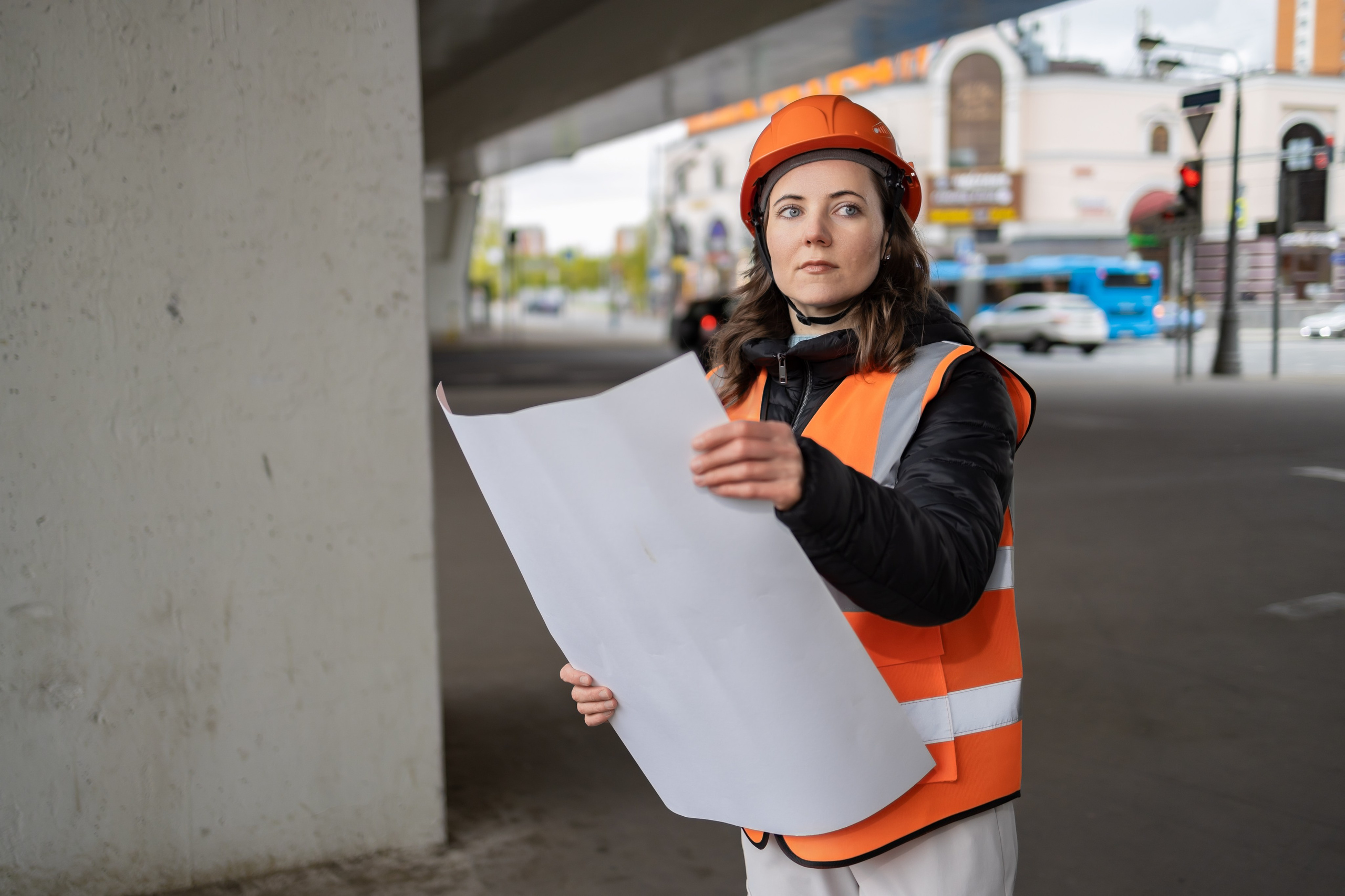 Фотосессия «Стройка» модель Ирина. Репортажный, семейный и студийный фотограф в Москве Демин Алексей