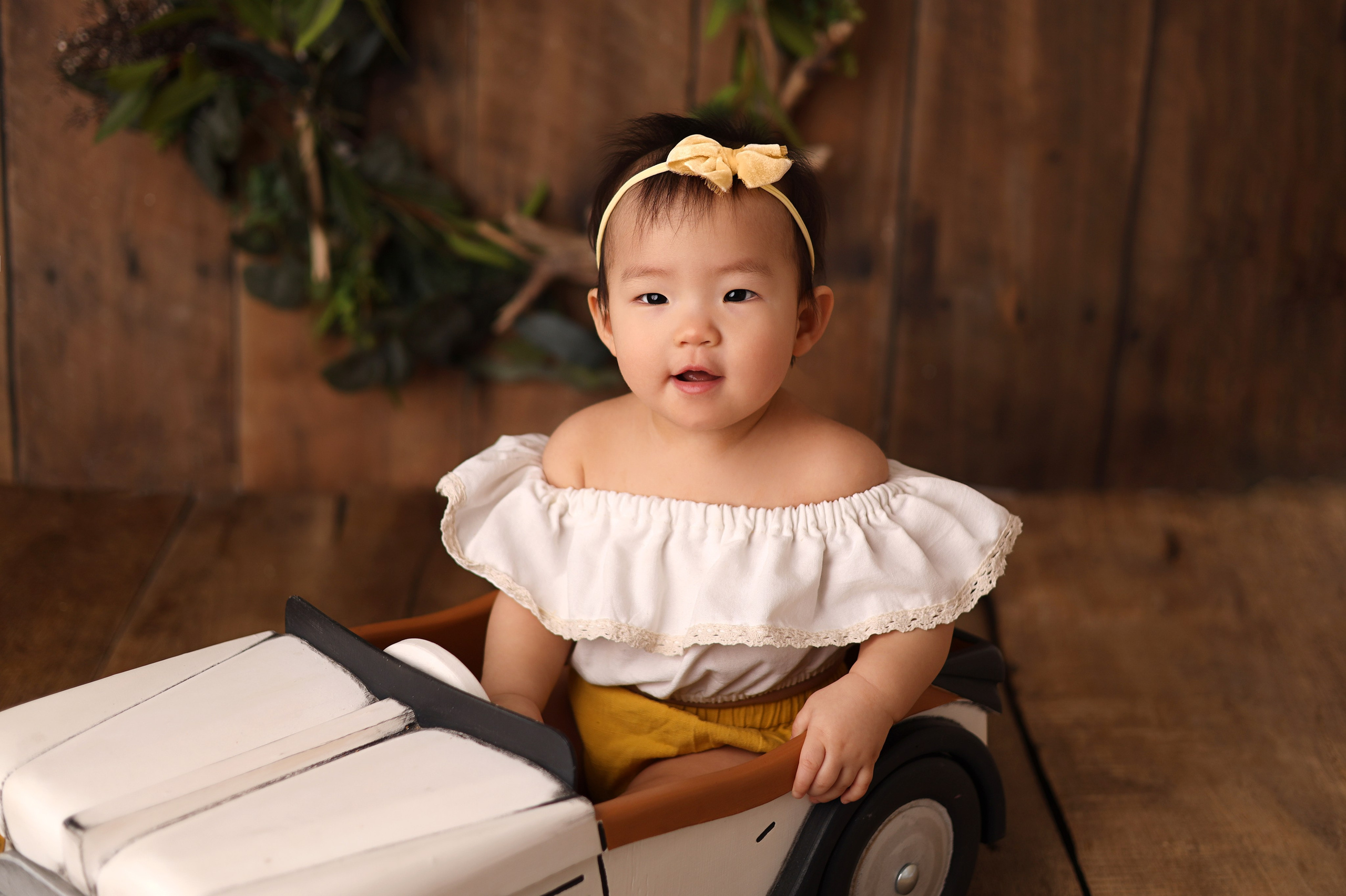 Фотосъемка одного годика Валерии. Фотограф новорожденных Москва. Ньюборн фотограф Москва