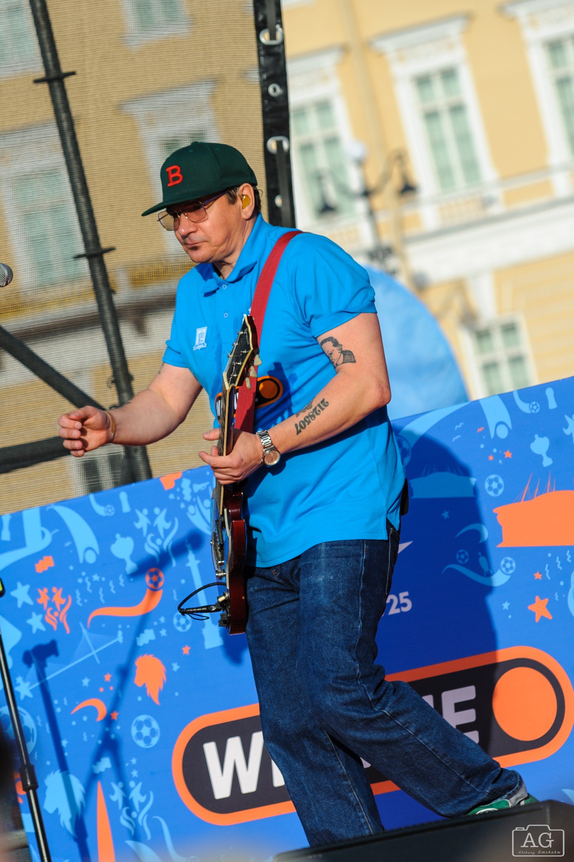 Группа «Кирпичи» на открытой тренировке ФК «Зенит». Алексей Горчаков. Фотограф на ваш праздник