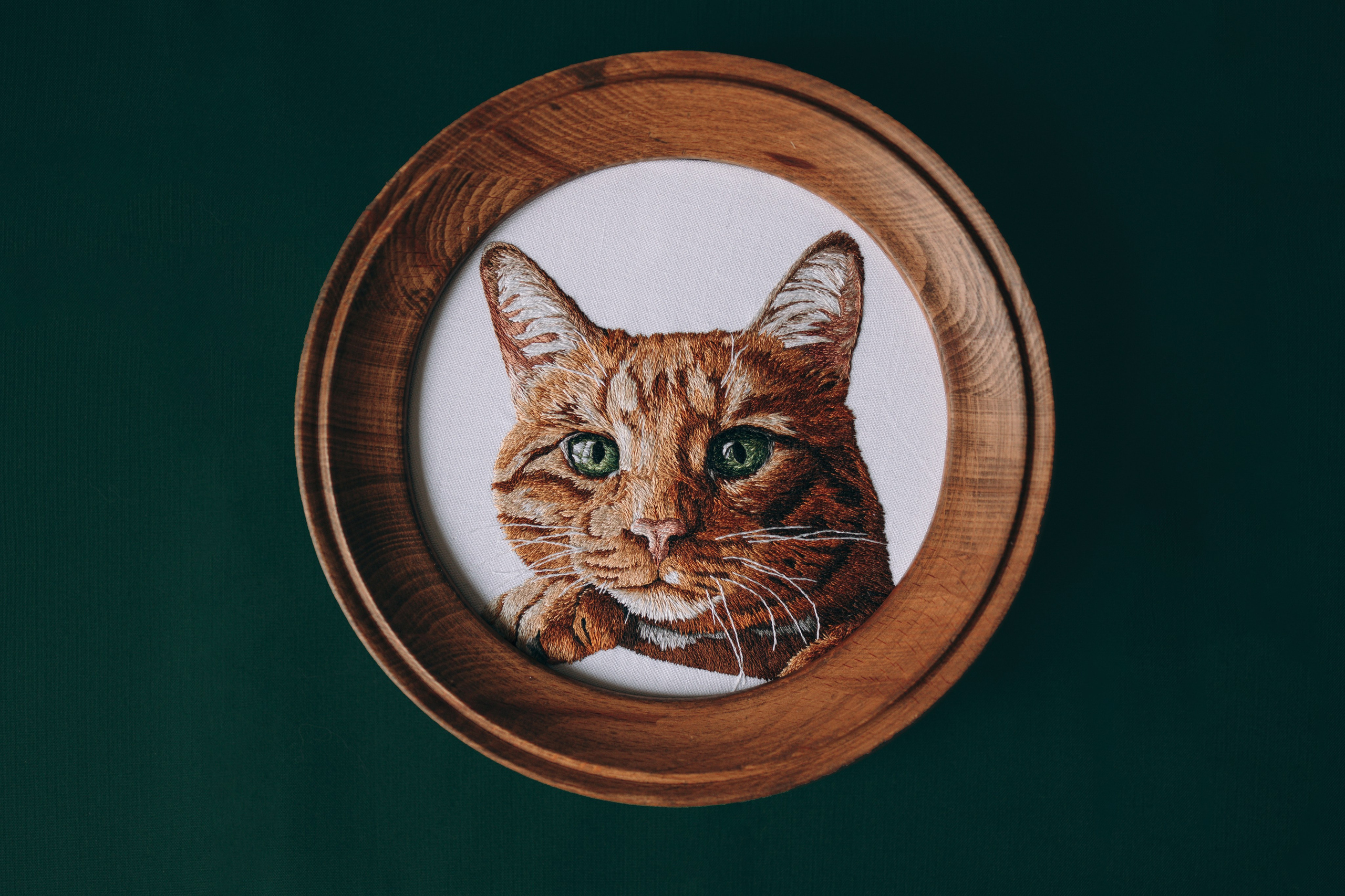 Портфолио. Портретная вышивка питомцев