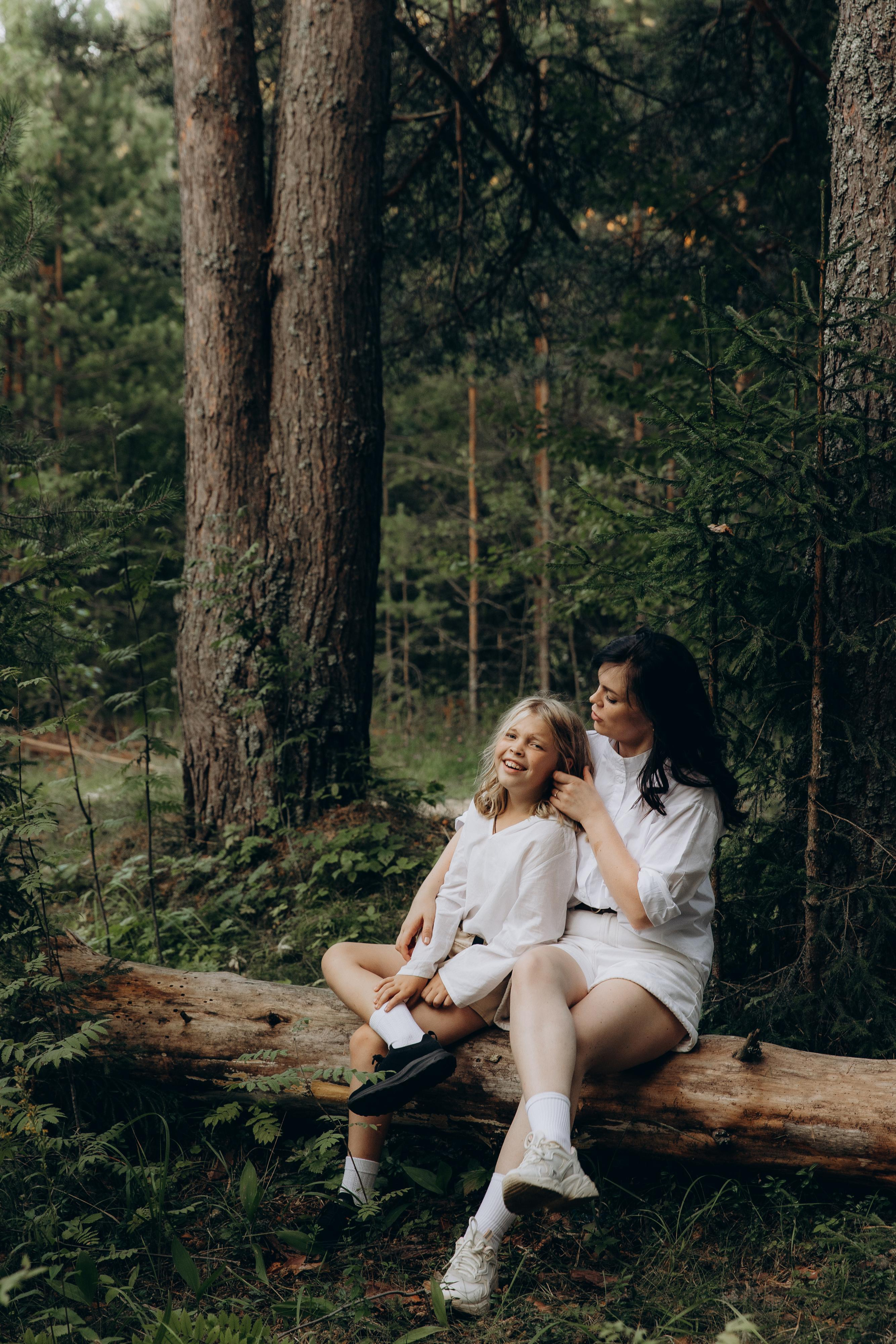 Прогулка в парке семейная съемка мамы с дочкой. Артем Розанов фотограф в Иванове фотограф в Кинешме