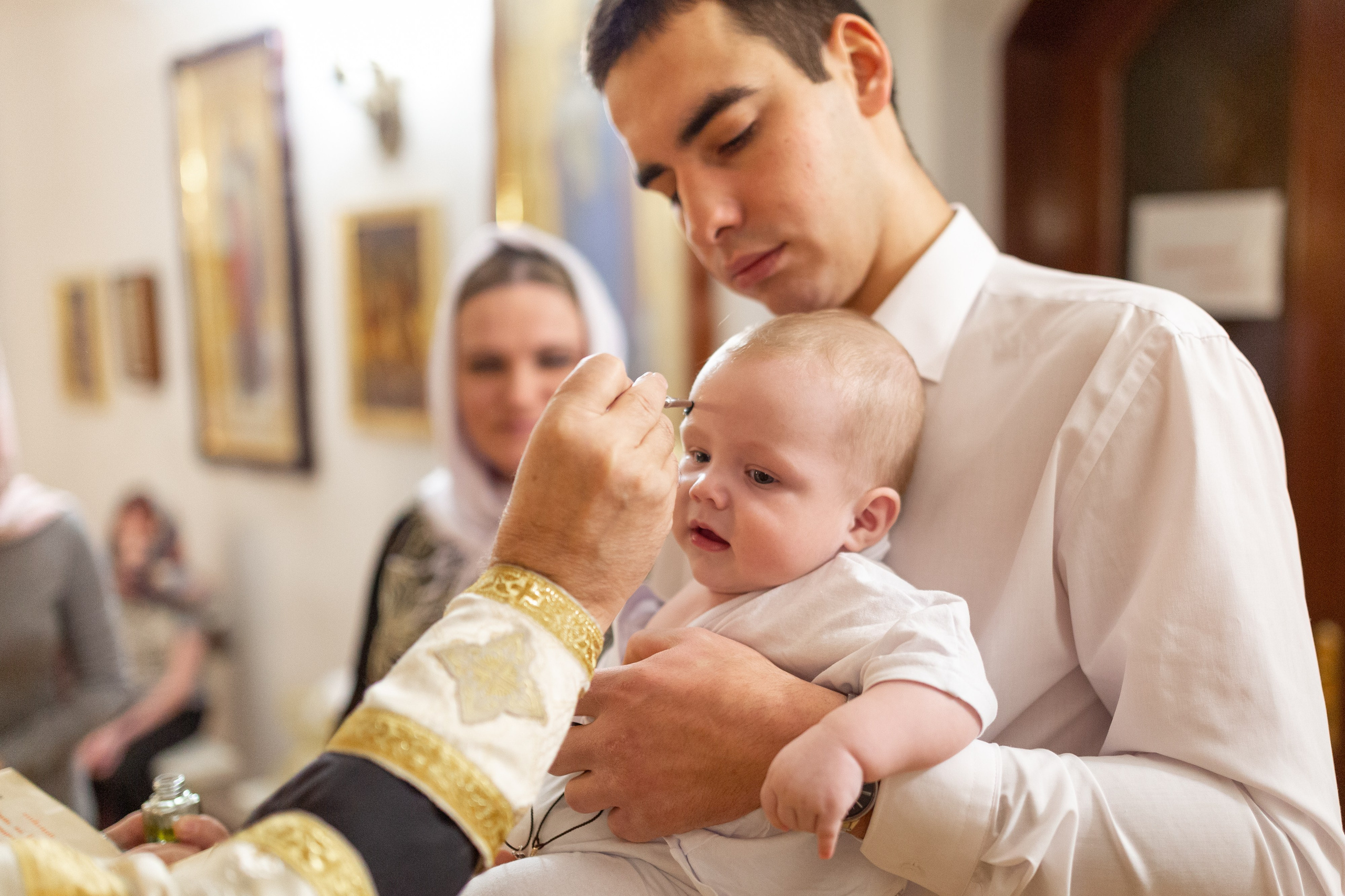 Таинство крещения. Фотограф Комаров Сергей
