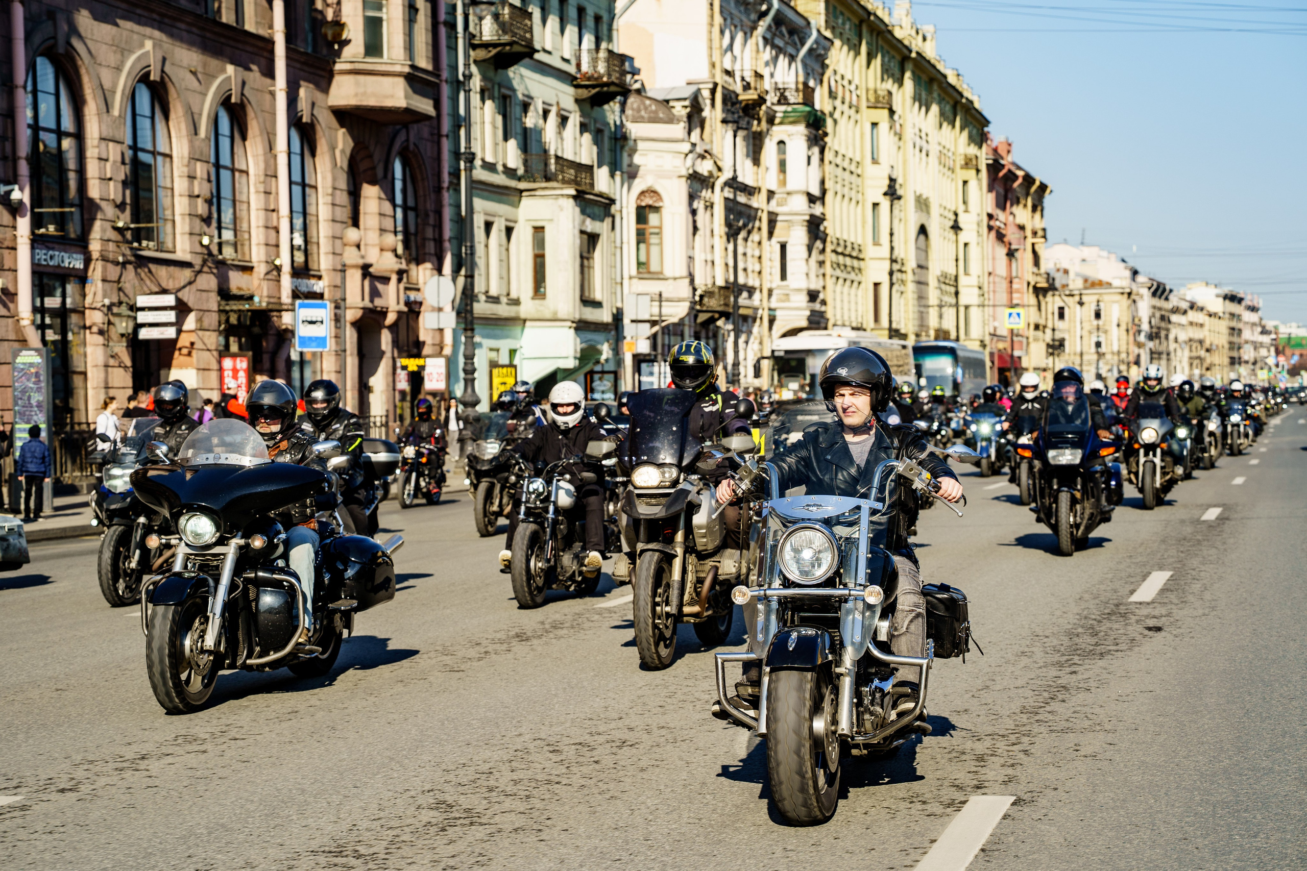 Прохват мотоклуба Norman Riders ч.1. Концертный и репортажный фотограф в Санкт-Петербурге Слава Пахомов