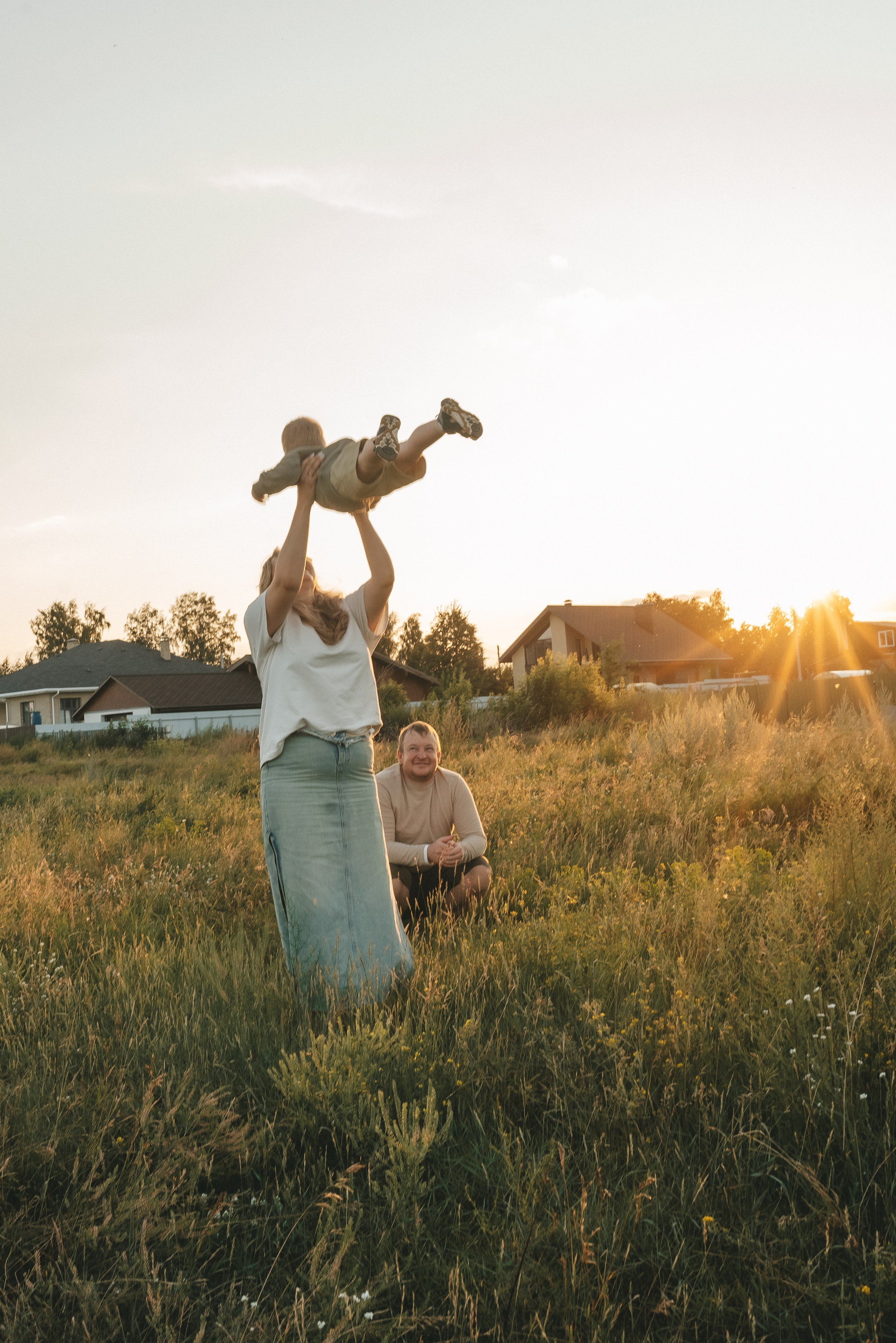 Маша Андрей Женя. Семейная фотосессия в Новосибирске от фотографа Ольги Коваль