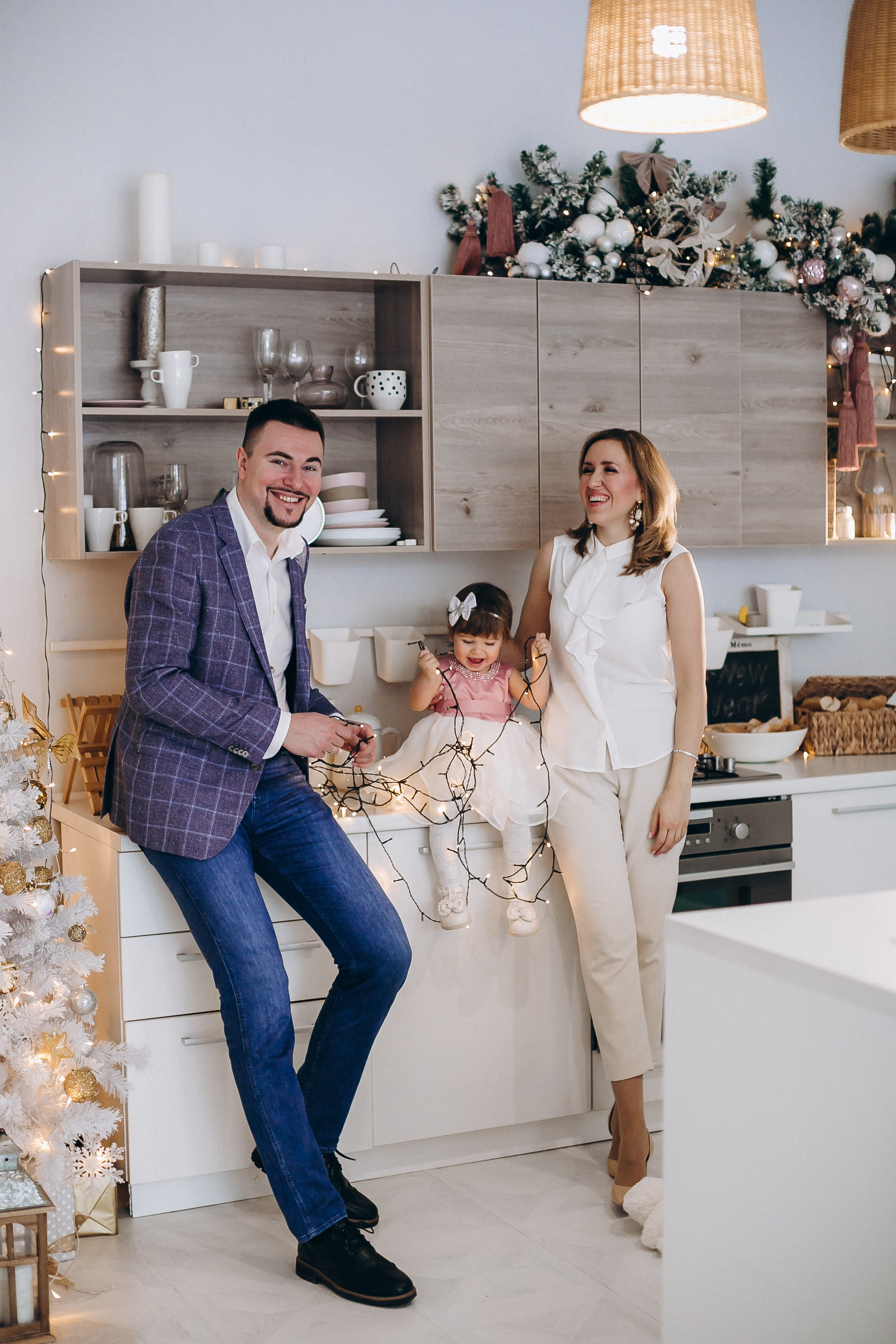 Новогодняя фотосессия в студии. Семейный, детский и школьный фотограф в Москве Рудницкая Анна