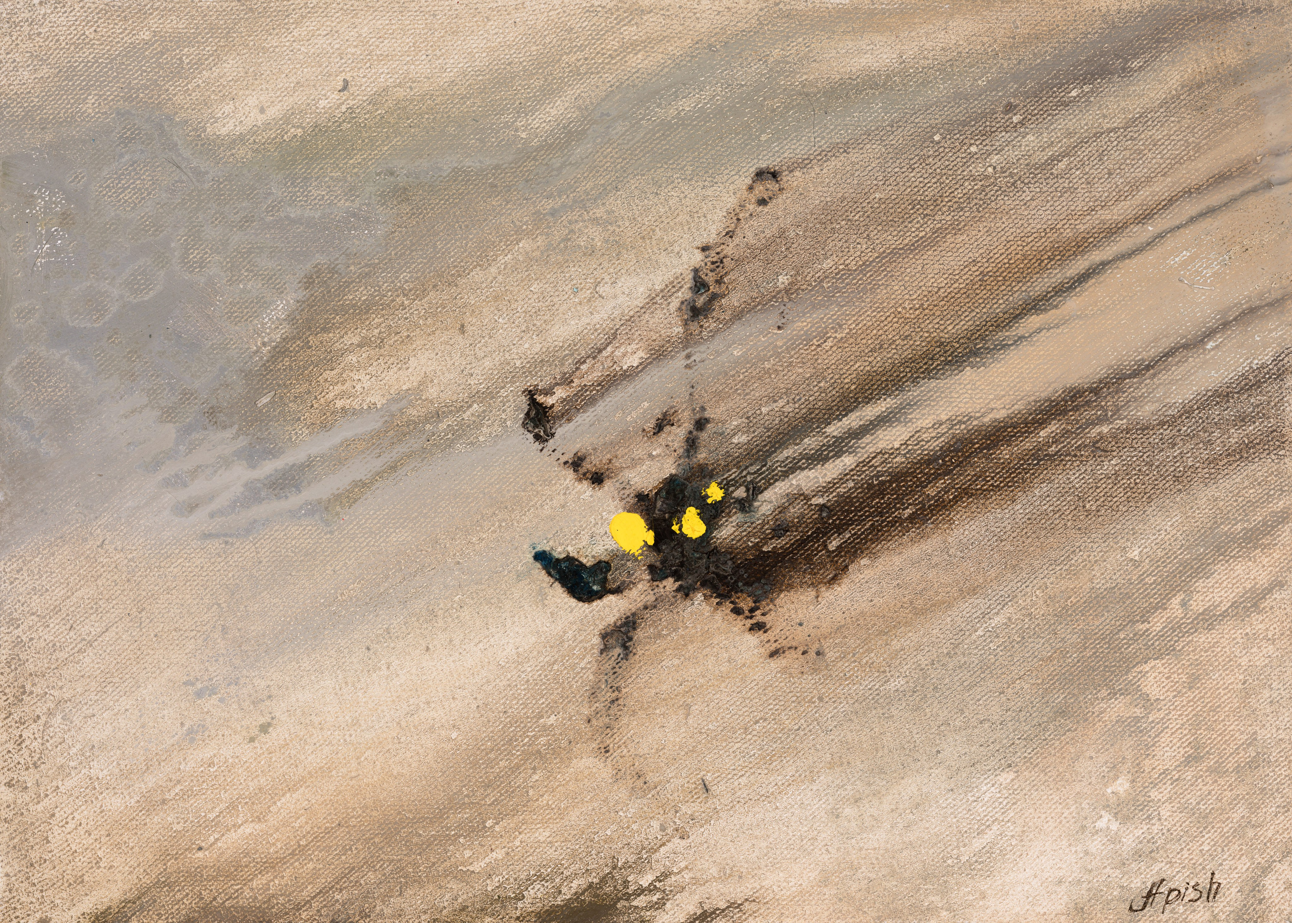 «Полет шмеля» - художник Алексей Апиш (холст, масло, 25x35 см, 2025)