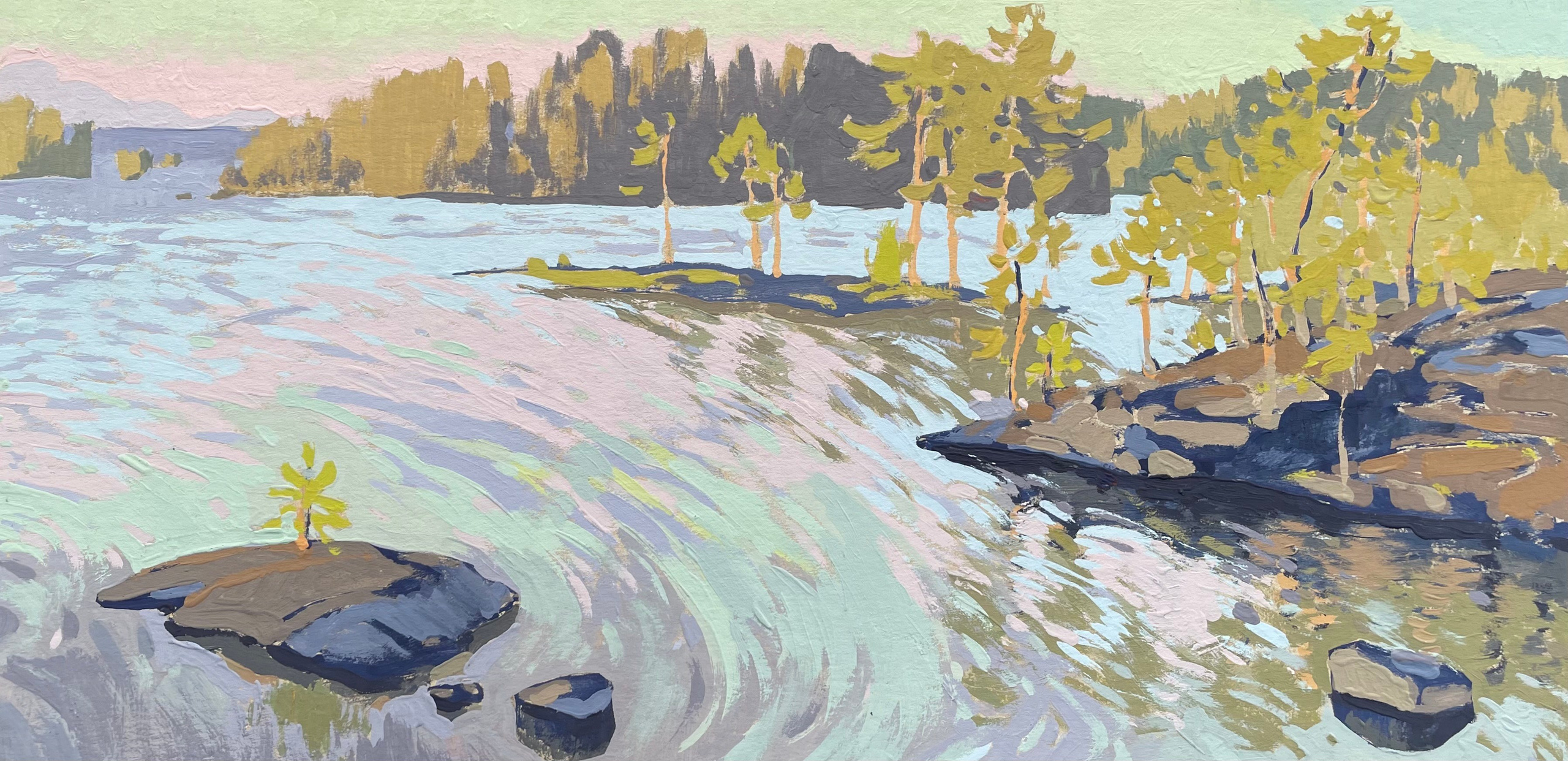 Карелия. Художница Лиза Владимирова