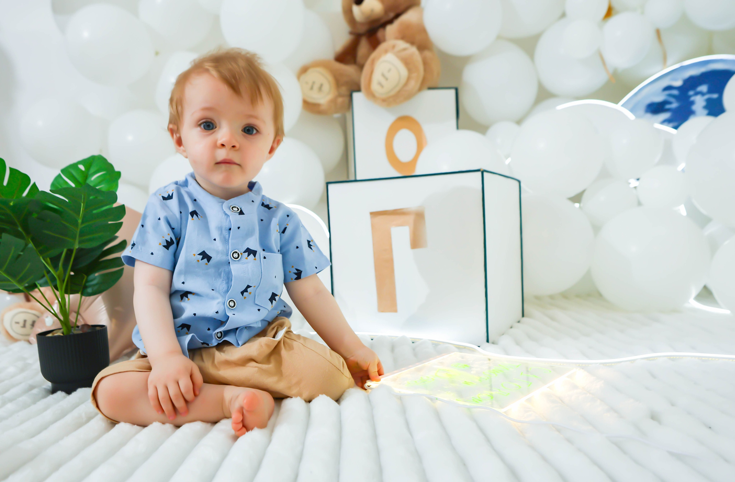 Фотозона для малышей 1-2 года