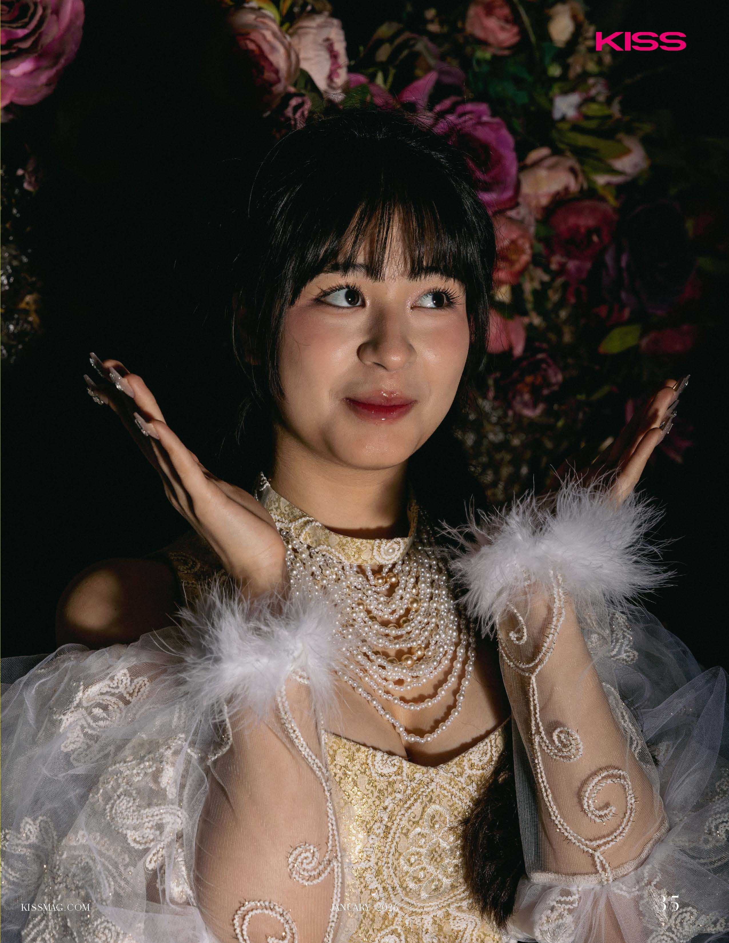 «Зимний цветок». Журнал KISS (Лондон, Великобритания)