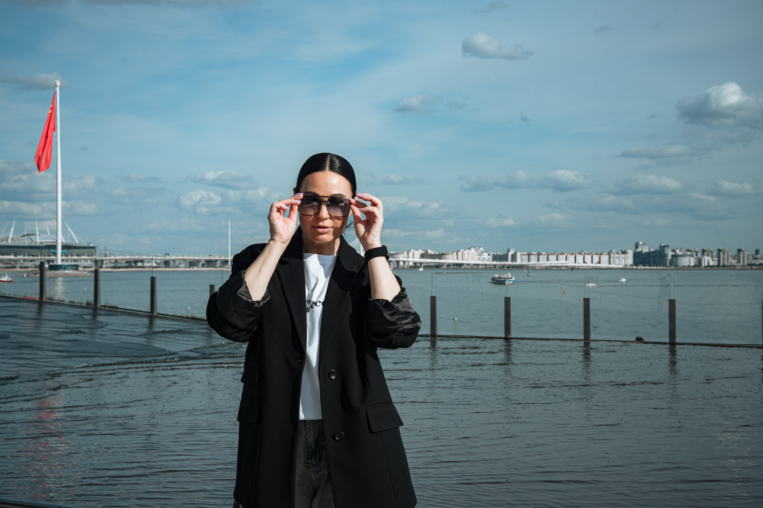 Елена. Лахта центр. Портретный фотограф в Санкт-Петербурге Дмитриева Наталия