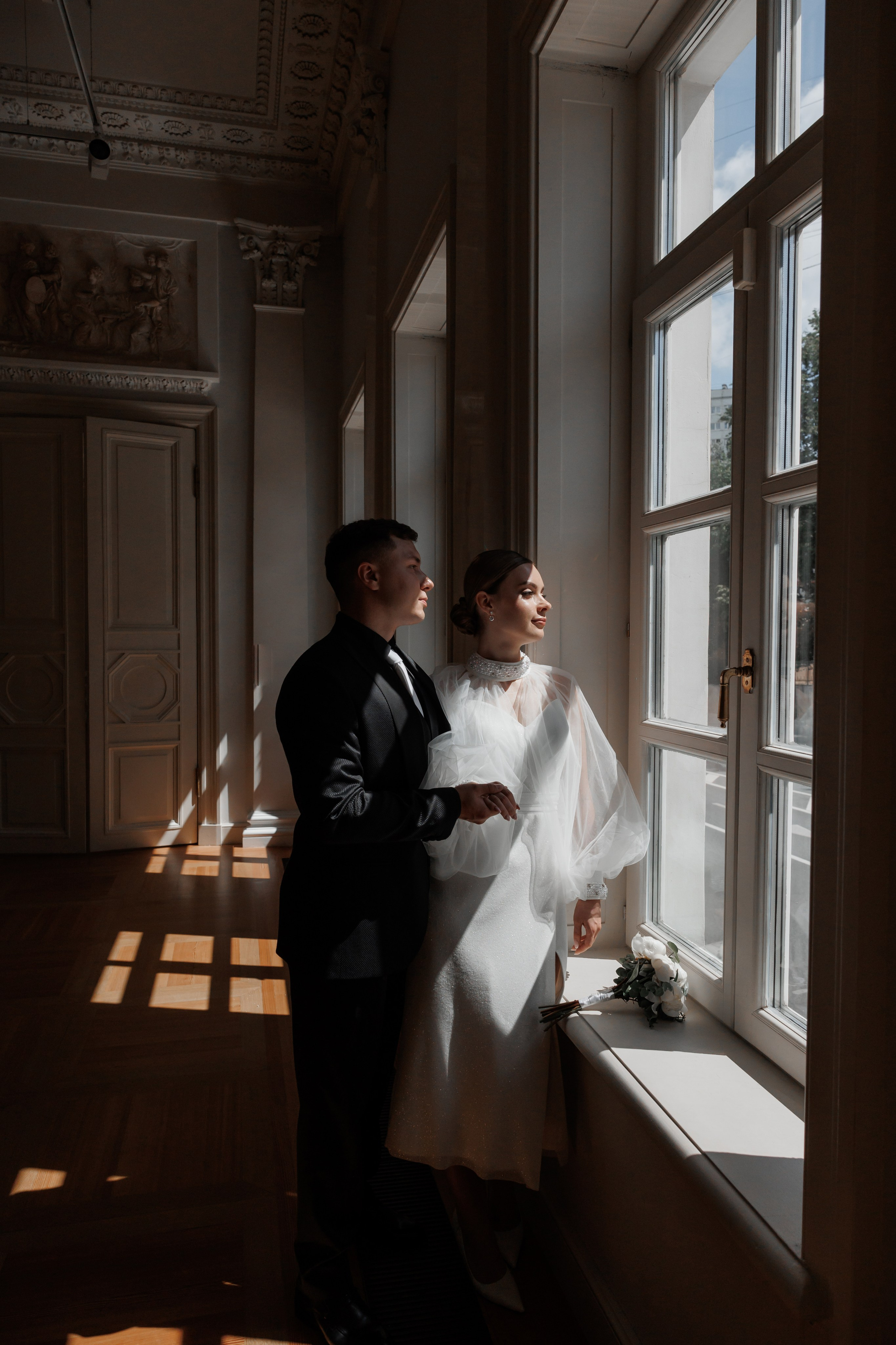 Анна и Сергей, Особняк Муравьевых-Апостолов, прогулка по ВДНХ, ресторан «Домик в саду». Свадебный и репортажный фотограф (Москва, Королев и другие)