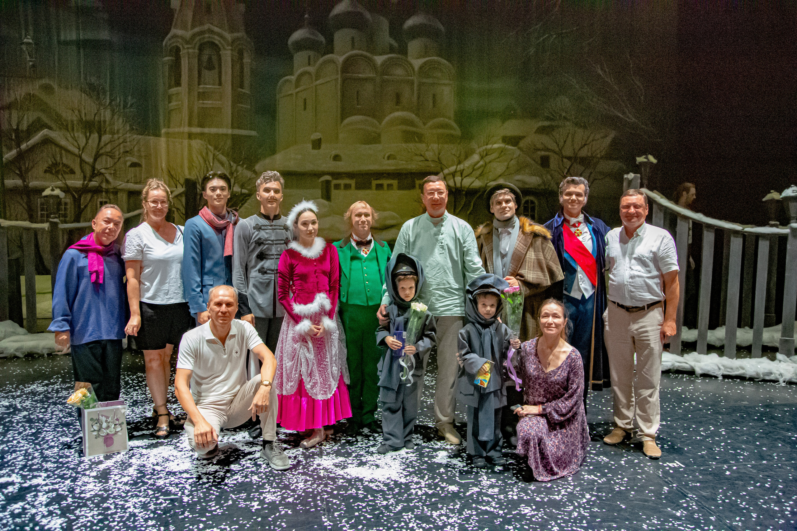 Анюта — спектакль — премьера на сцене Зимнего театра Марийского театра оперы и балета. Фотограф в Сочи Юрий Шептаев