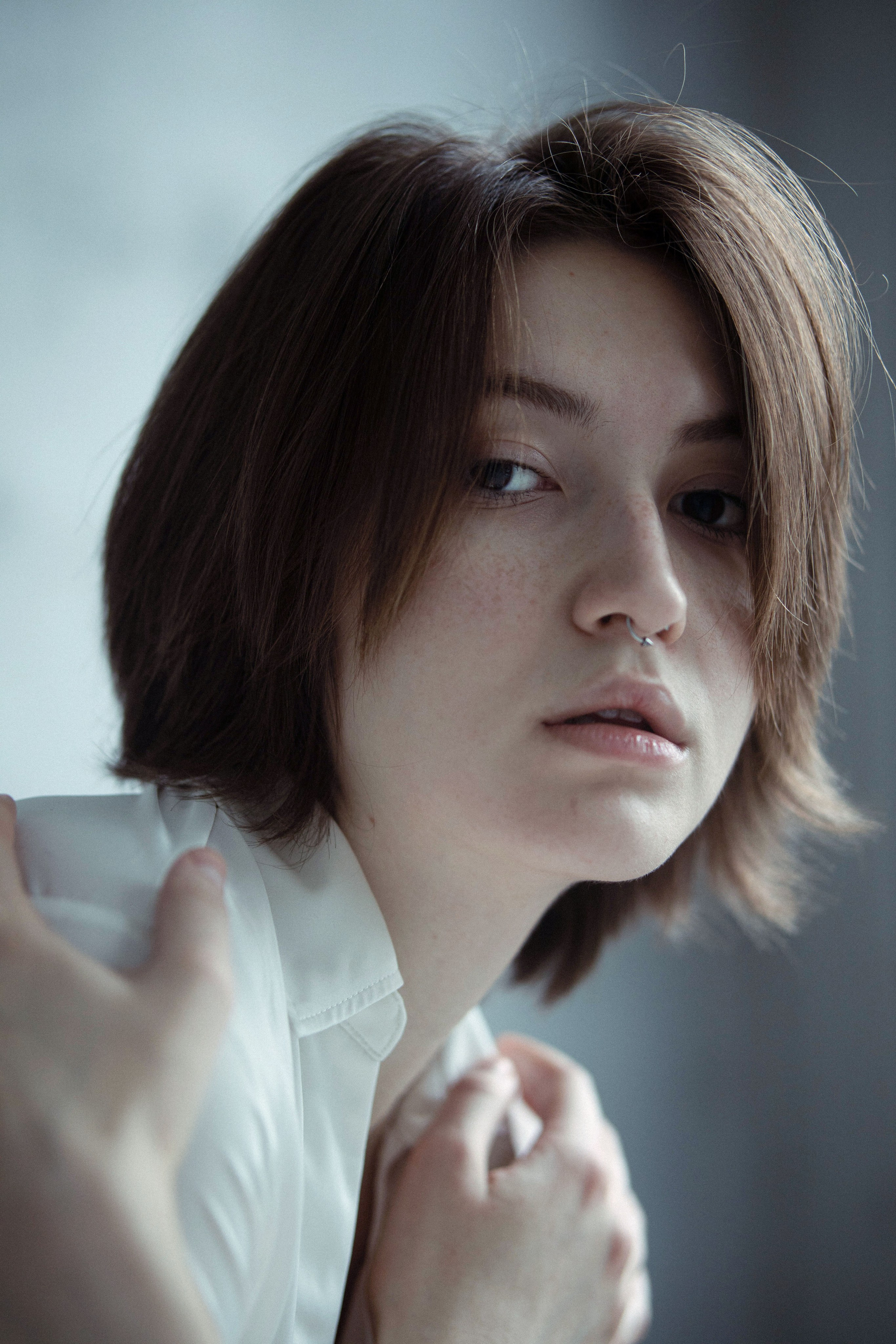 женский портрет с каре