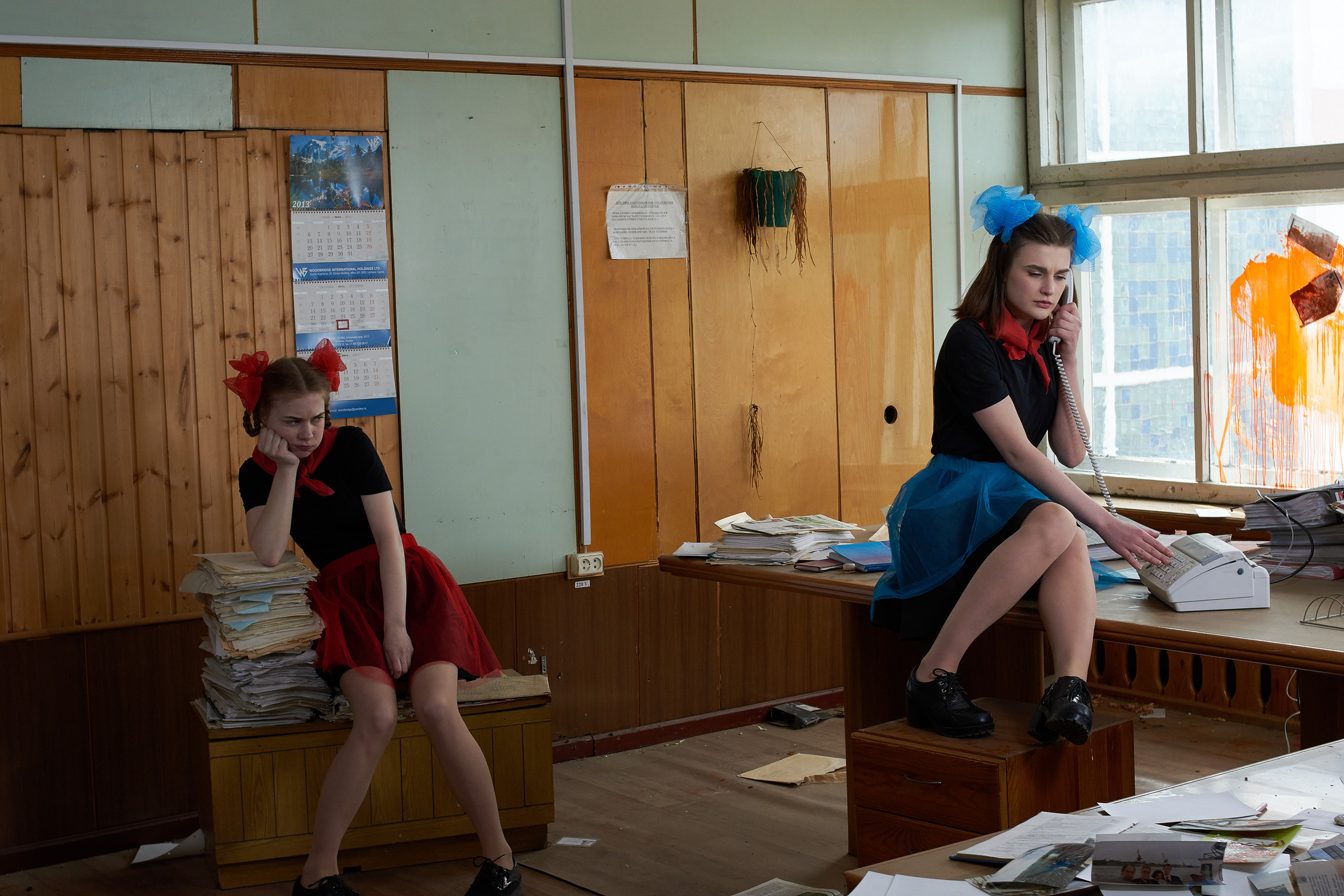 Чернобыльские пионеры. Chernobyl Pioneers. Временной диссонанс. Temporal dissonance. Фотограф Татаринов Павел