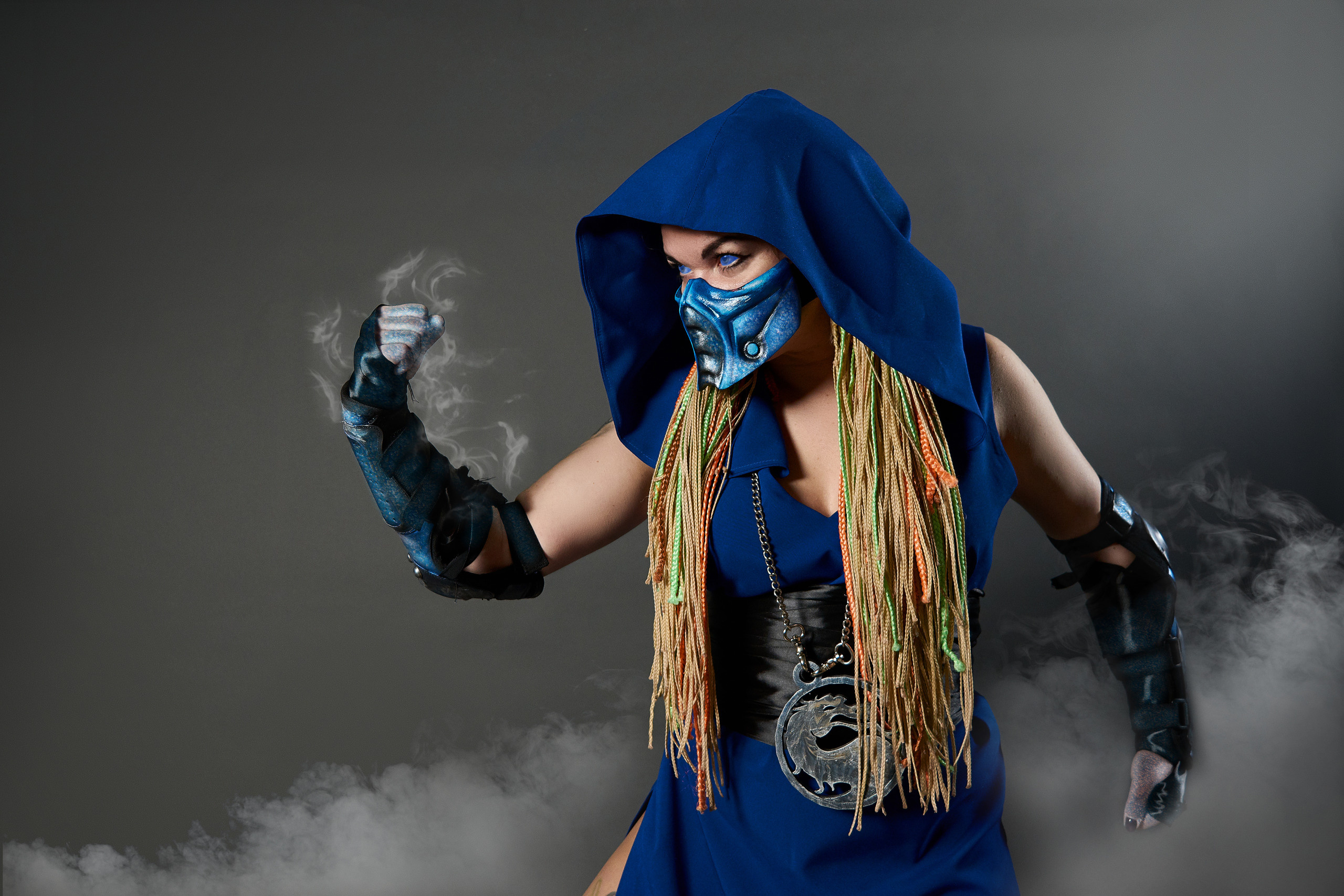 Cosplay Sub-Zero. Female version. Косплей Саб-Зиро. Женская версия. Фотограф Татаринов Павел