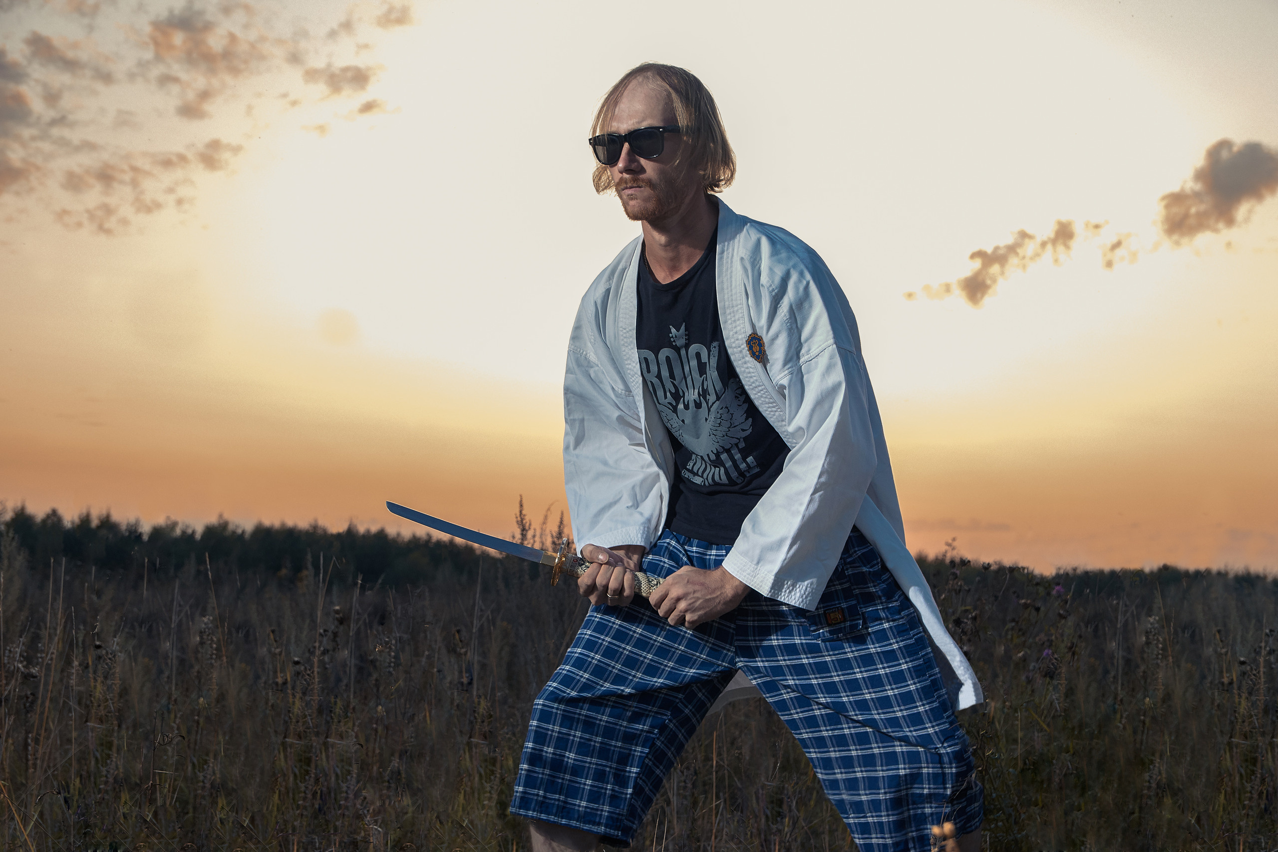 chill ninja. Пародия на Лебовски. Ниндзя. Самурай. Фотограф Татаринов Павел