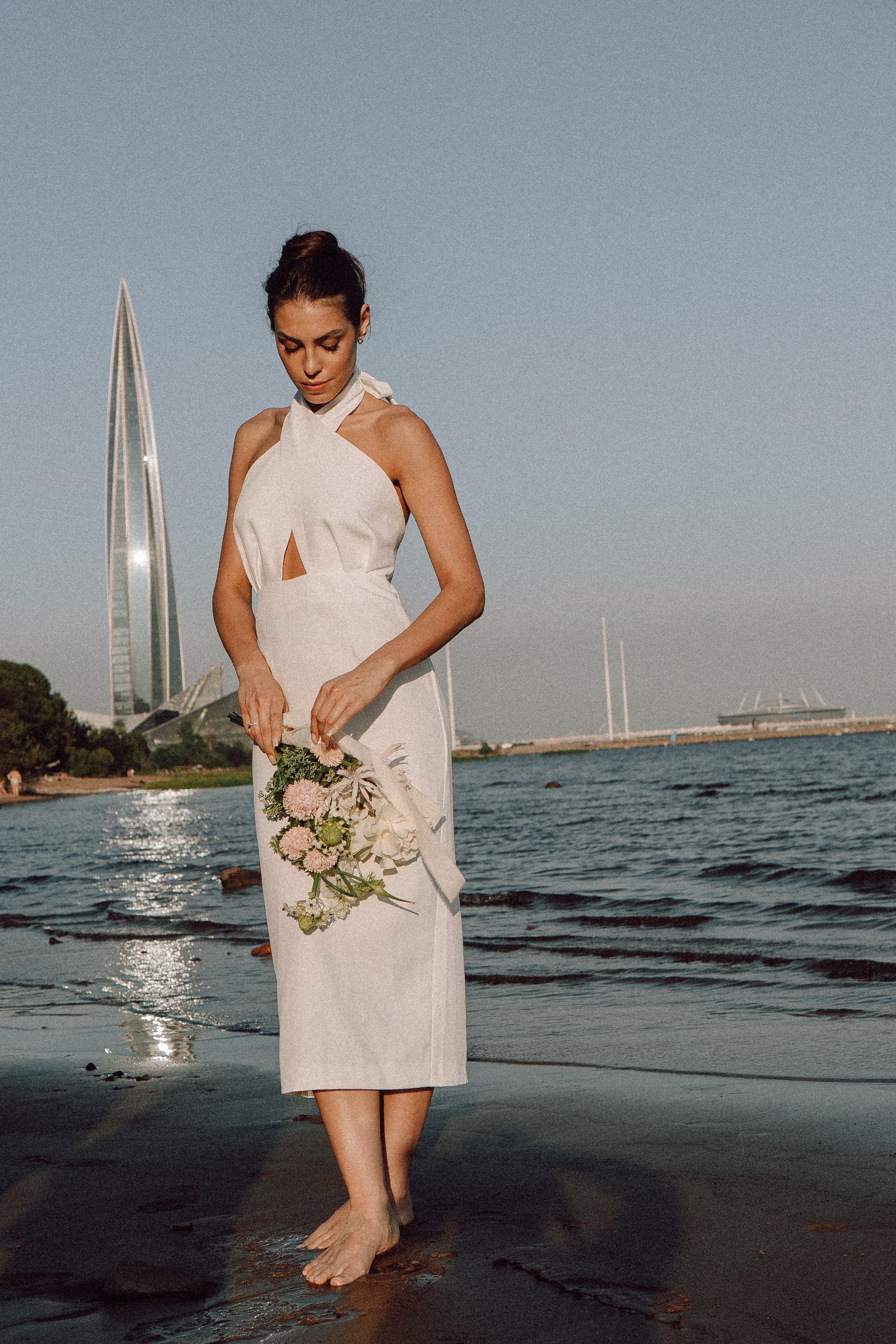 СВАДЕБНАЯ ФОТОСЕССИЯ ВЫЕЗДНОЙ ЦЕРЕМОНИИ (ФИНСКИЙ ЗАЛИВ). Профессиональный фотограф, Санкт-Петербург — Виктория Богомолова