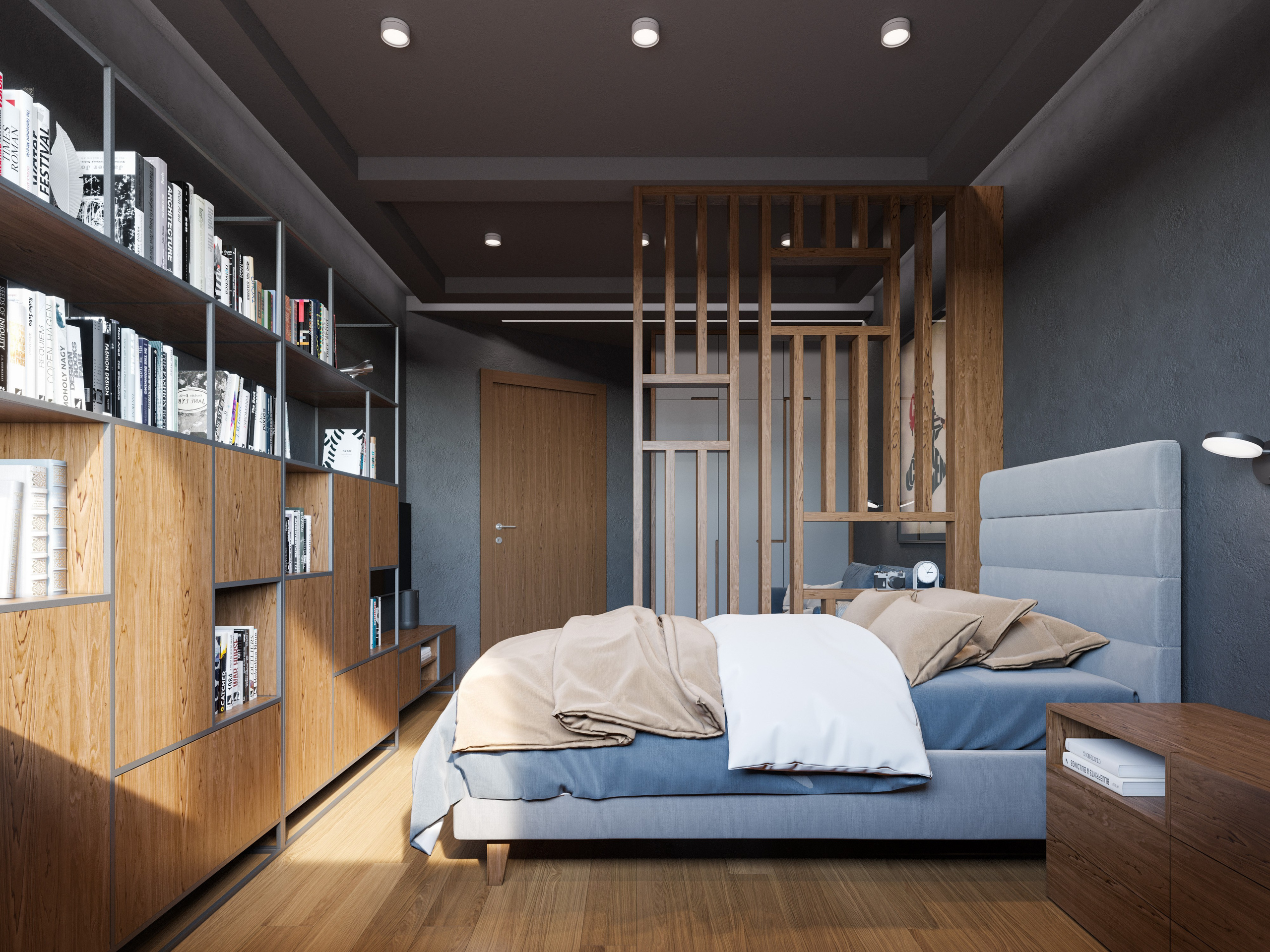 3D визуализация маленькой квартиры в современном стиле | Рендер интерьера. Визуализатор интерьера в Москве | Брагин Кирилл