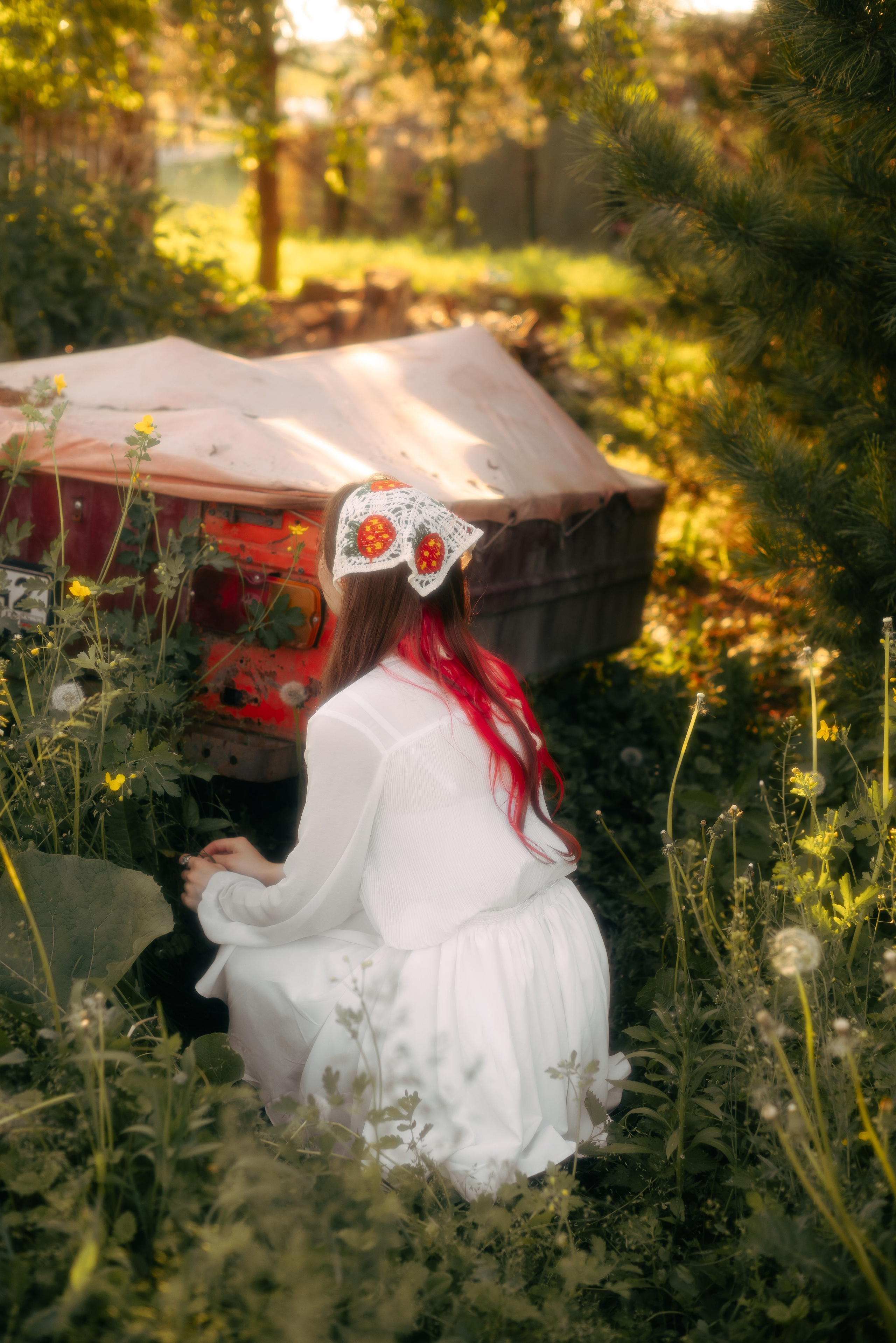 Фотосессия в деревенском стиле в Сухово г. Кемерово