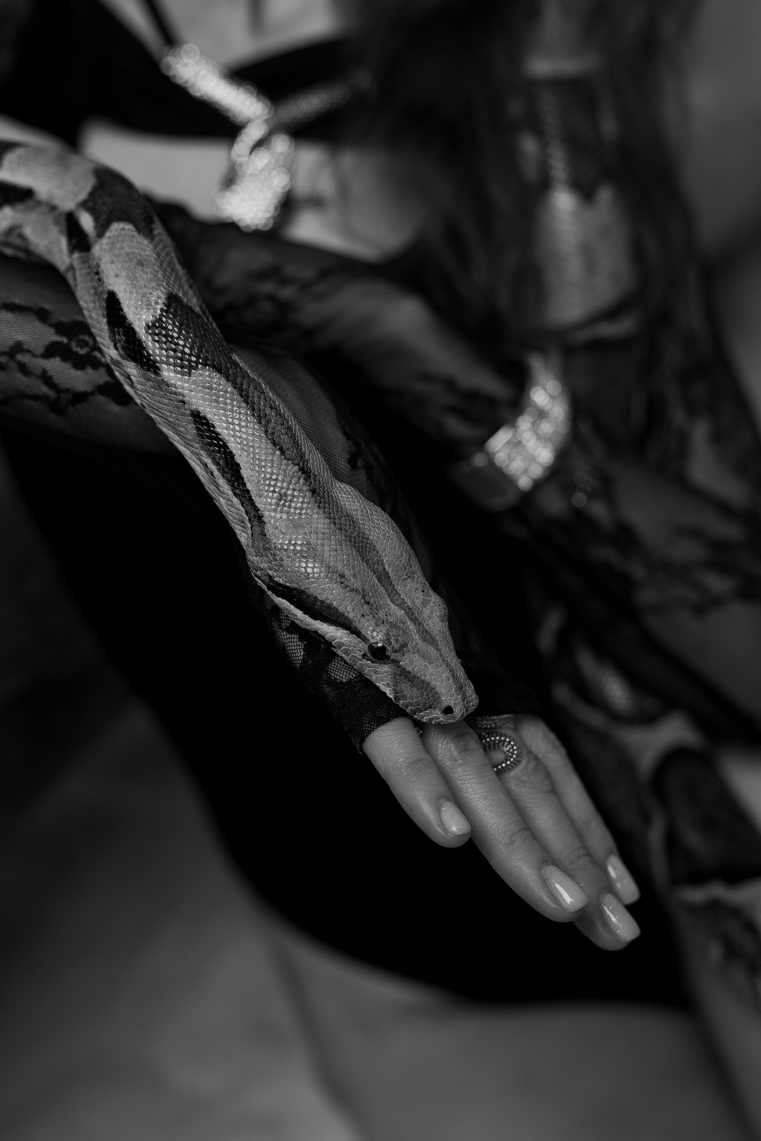 Фотосессия с змеей в восточном стиле в фотостудии. Фотограф в Санкт-Петербурге, Анна Скворцова