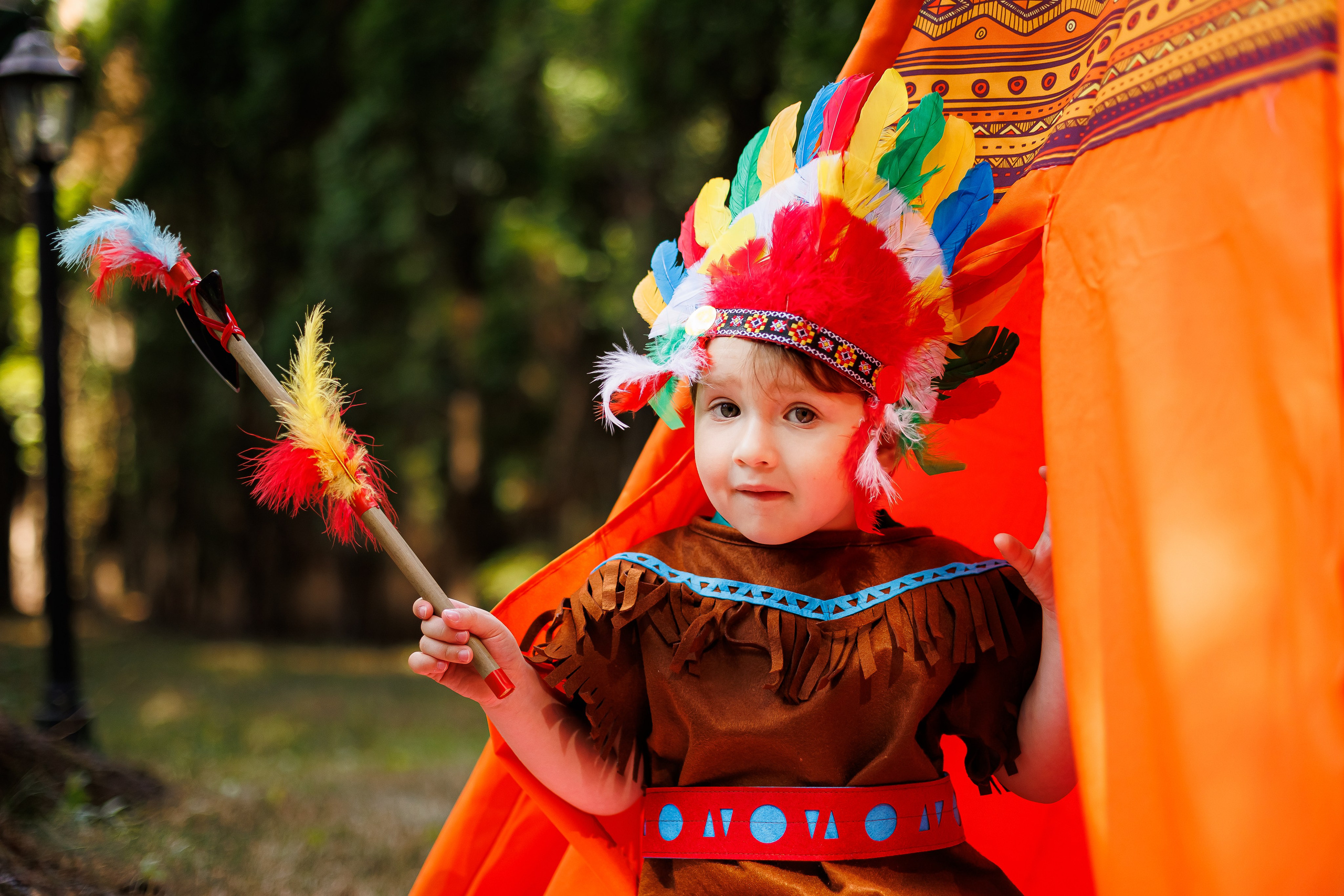 День рождения Леона «Индейцы». Семейный и детский фотограф Комина Елена, Власиха, Одинцово