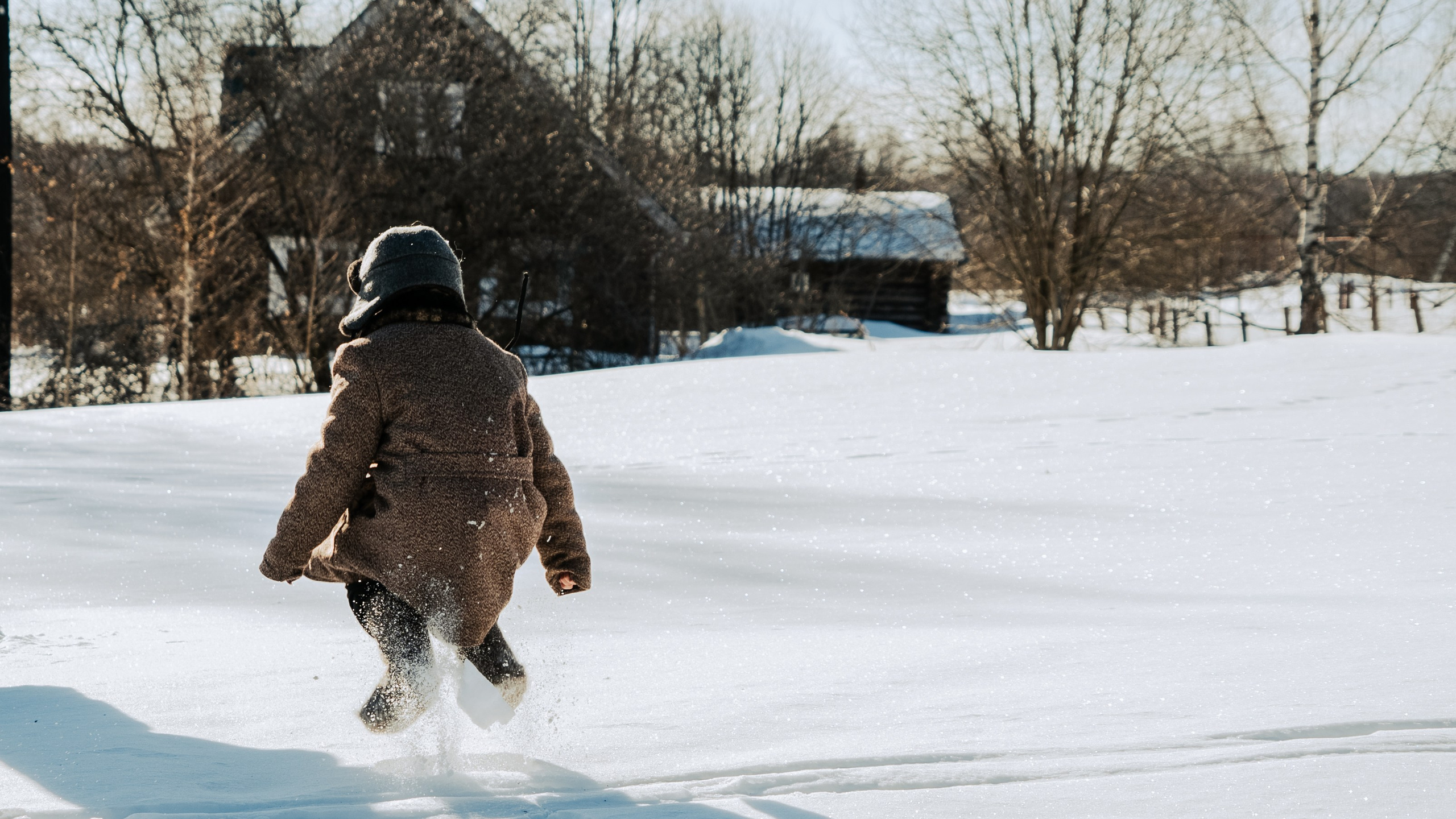 На съемках фильма «Июньская полынь». Мария Колесникова