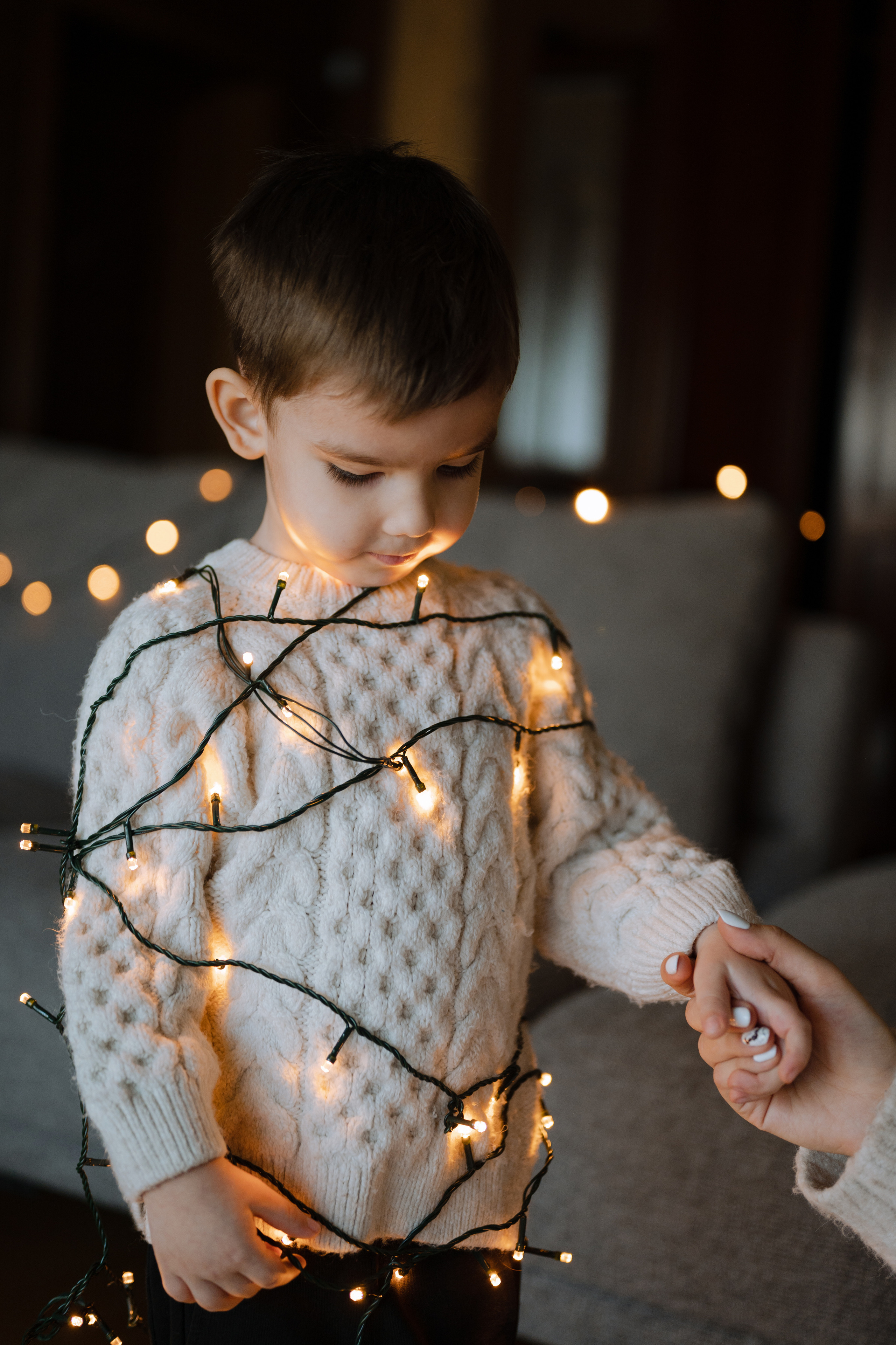 Илай и Яна, домашняя новогодняя. Фотограф Красноярск Екатерина Карпеза