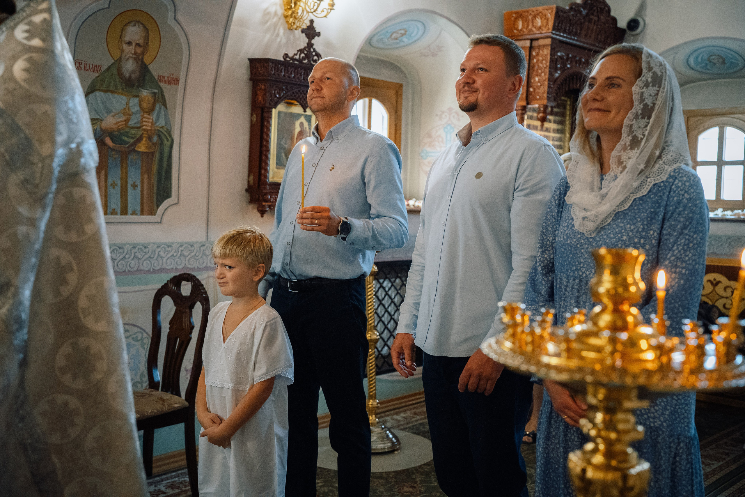 Крещение Марка. Фотограф Казакова Анастасия