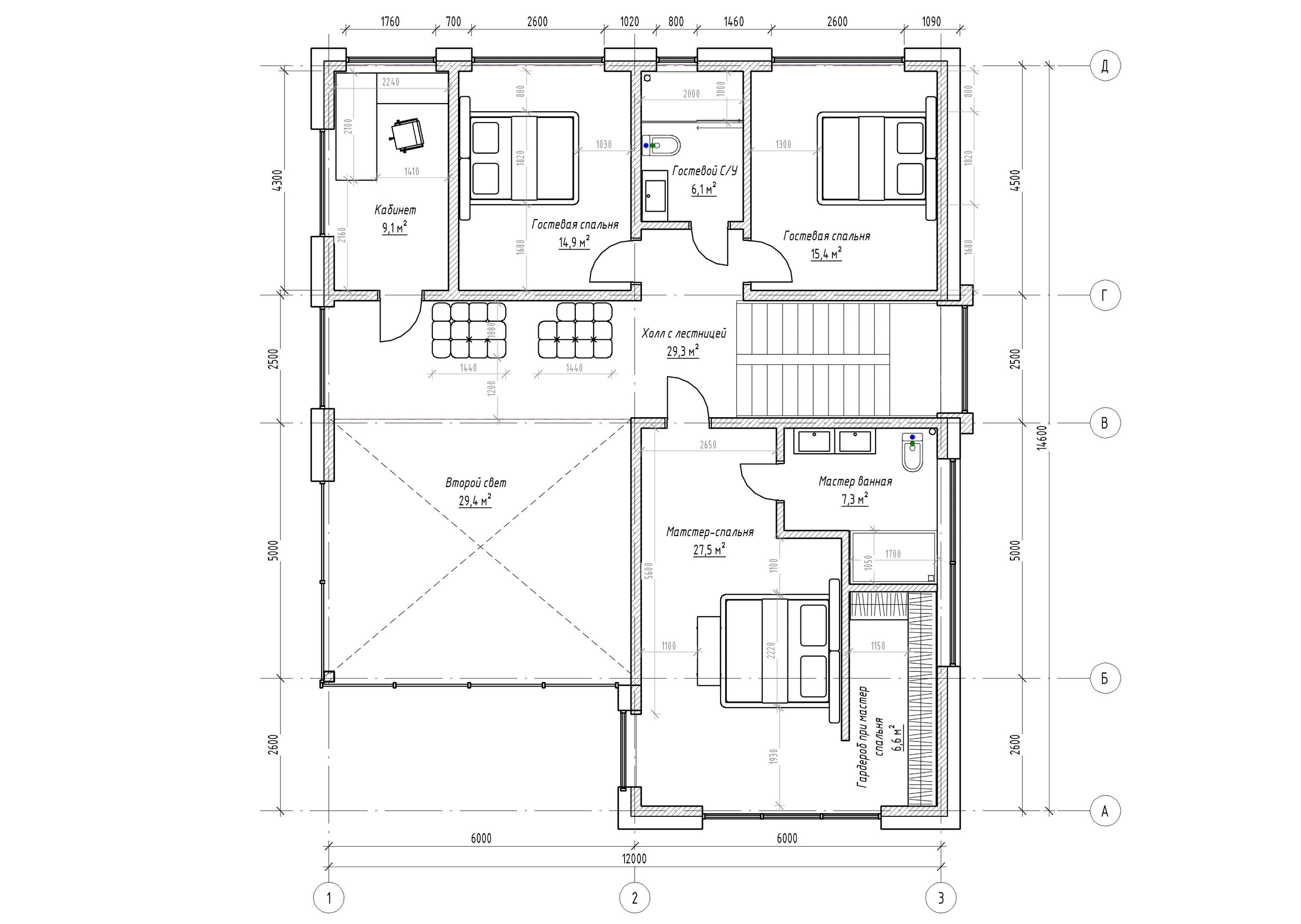 Загородный дом Сикачи-Алян. Архитектурно-дизайнерское бюро ROOMS