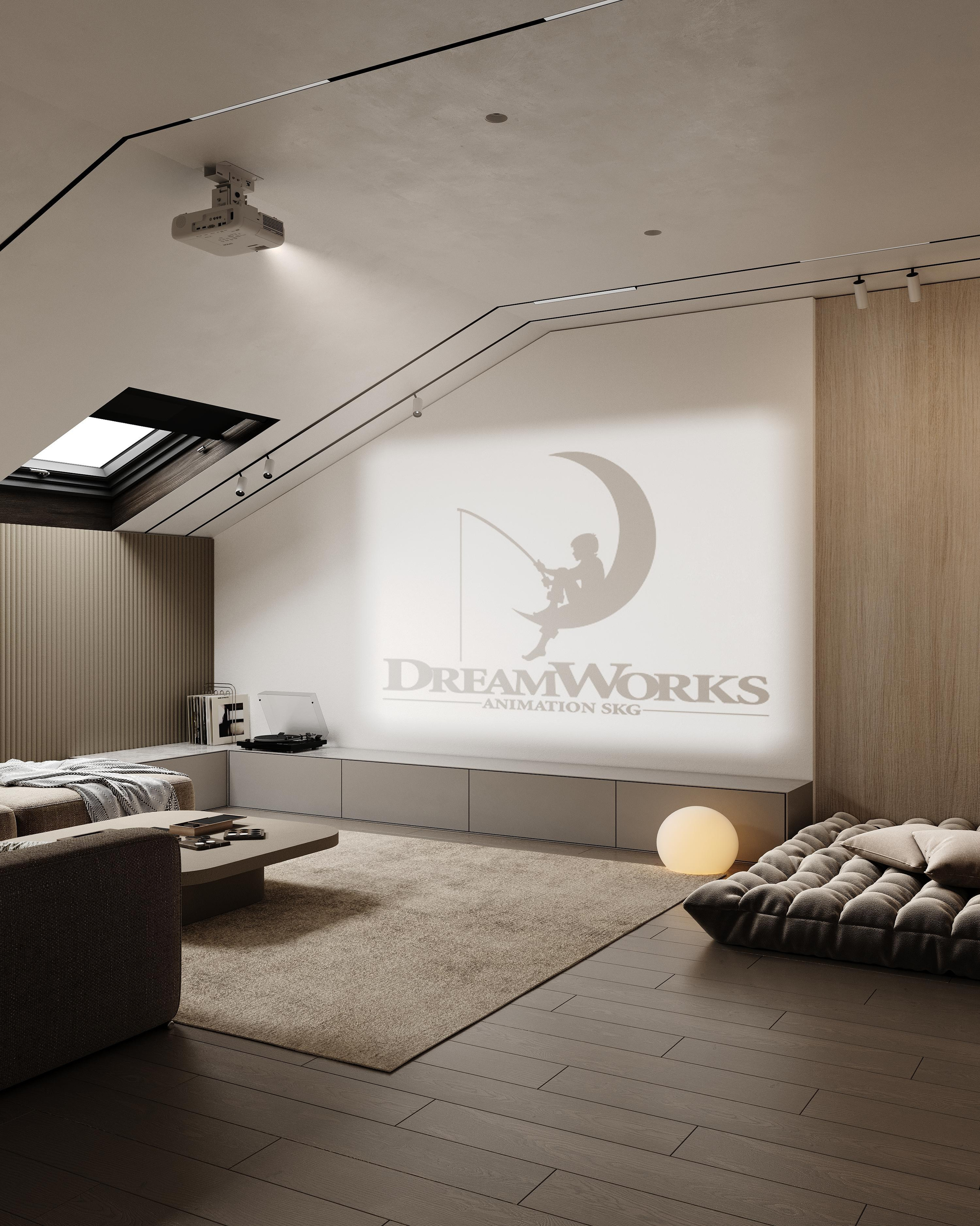 Чердачный этаж. Дизайнер интерьера Еремина Юлия