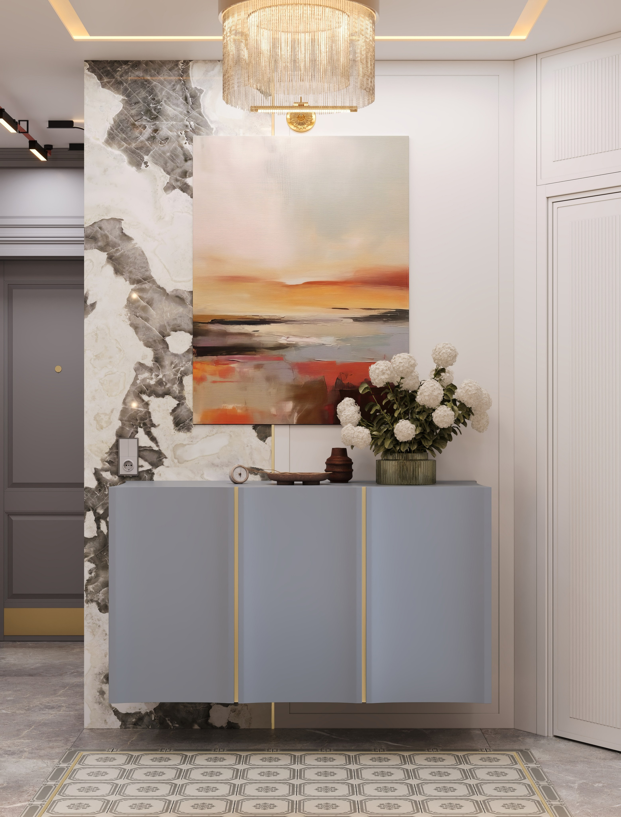 3D Визуализация квартиры пгт Заречье 62.7 m². Заказать 3Д визуализацию интерьеров — Дарья Веденёва