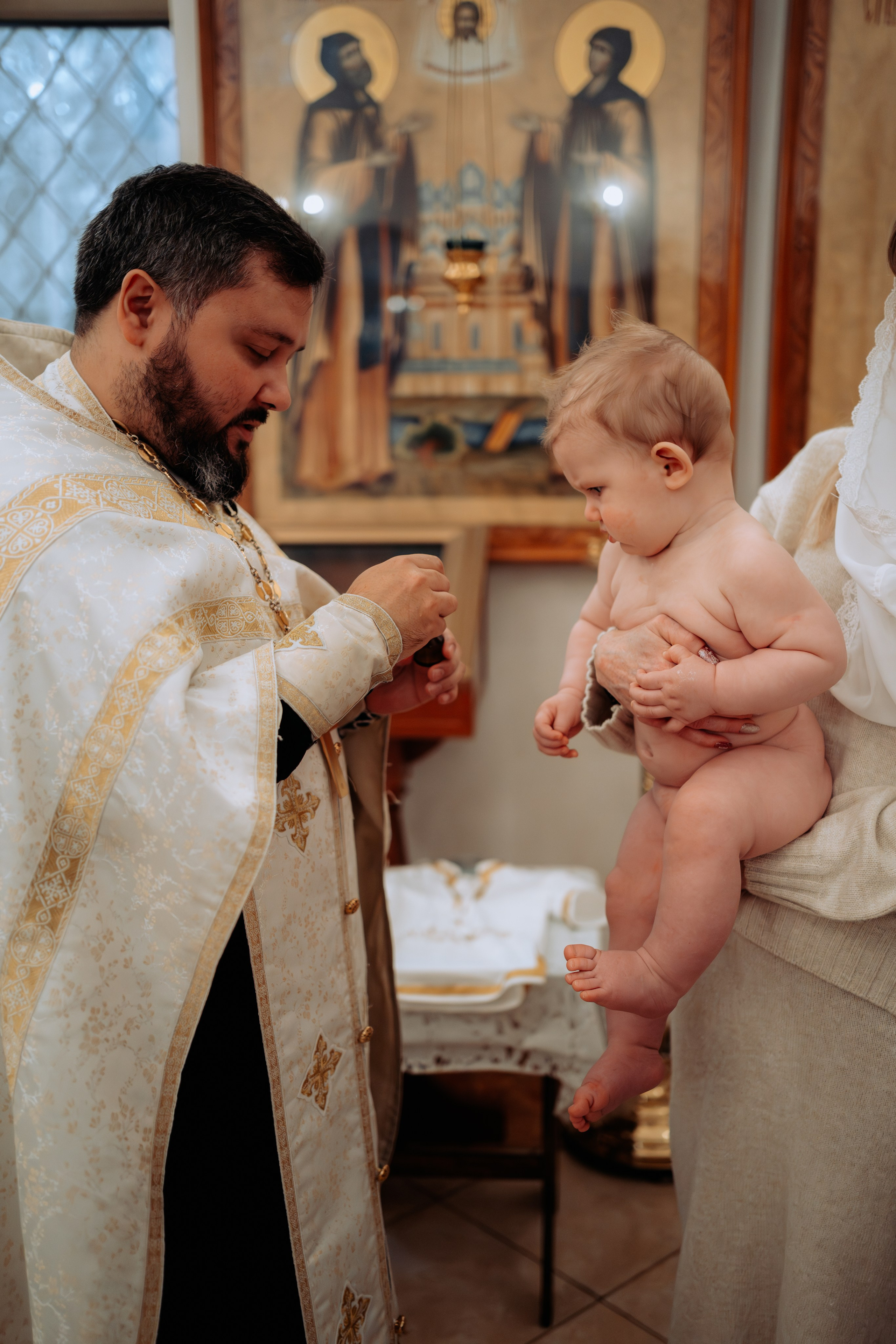Фотосессия крещения в парке Елочки Домодедово. Семейный фотограф в Москве и в Домодедово Екатерина Патракова