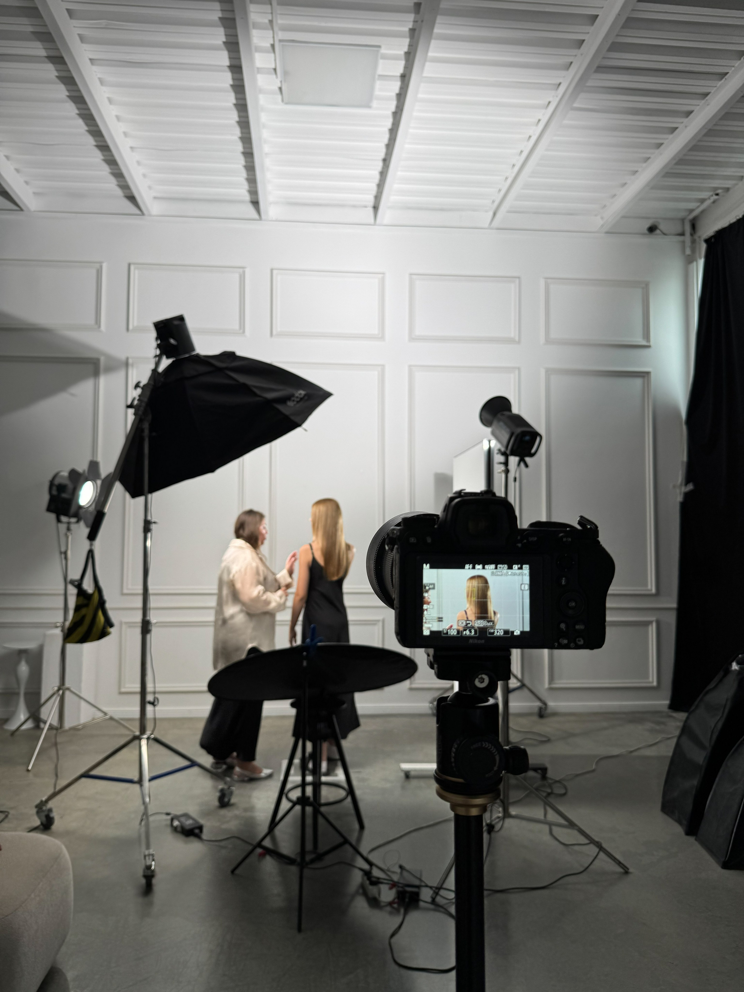 работа фотографа и съёмочная площадка