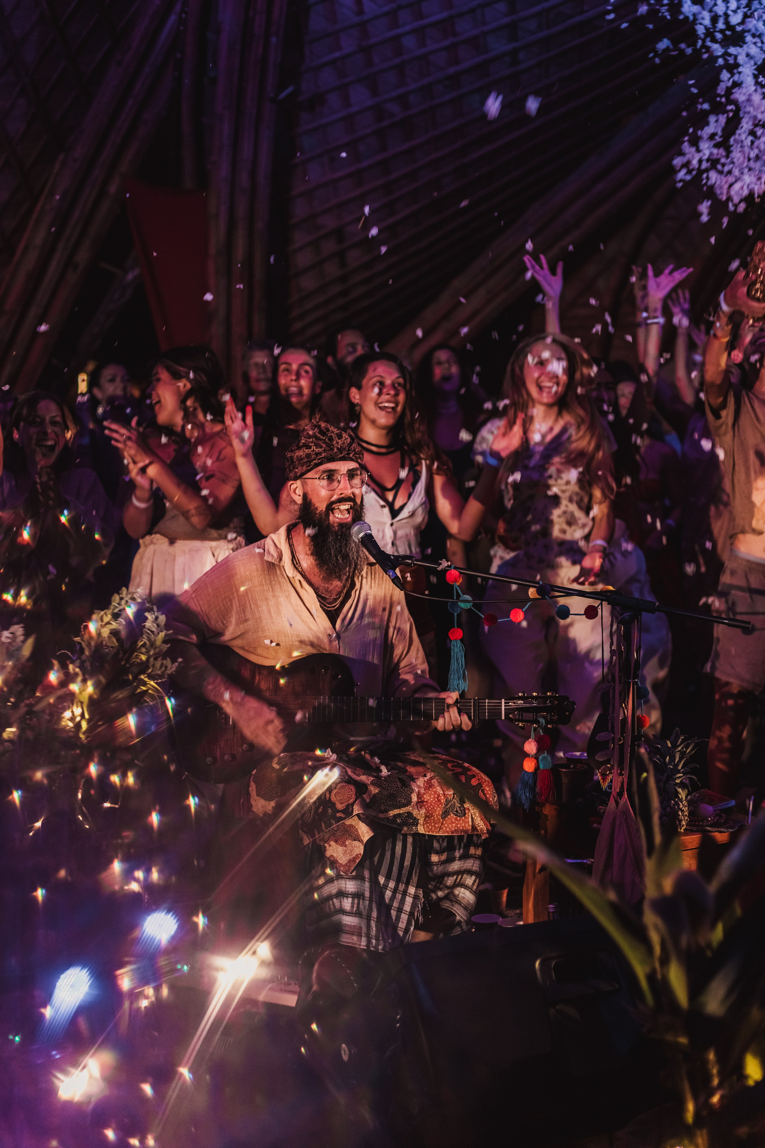 Hanuman Project kirtan at Alchemy april. Mariam Bagdasaryan