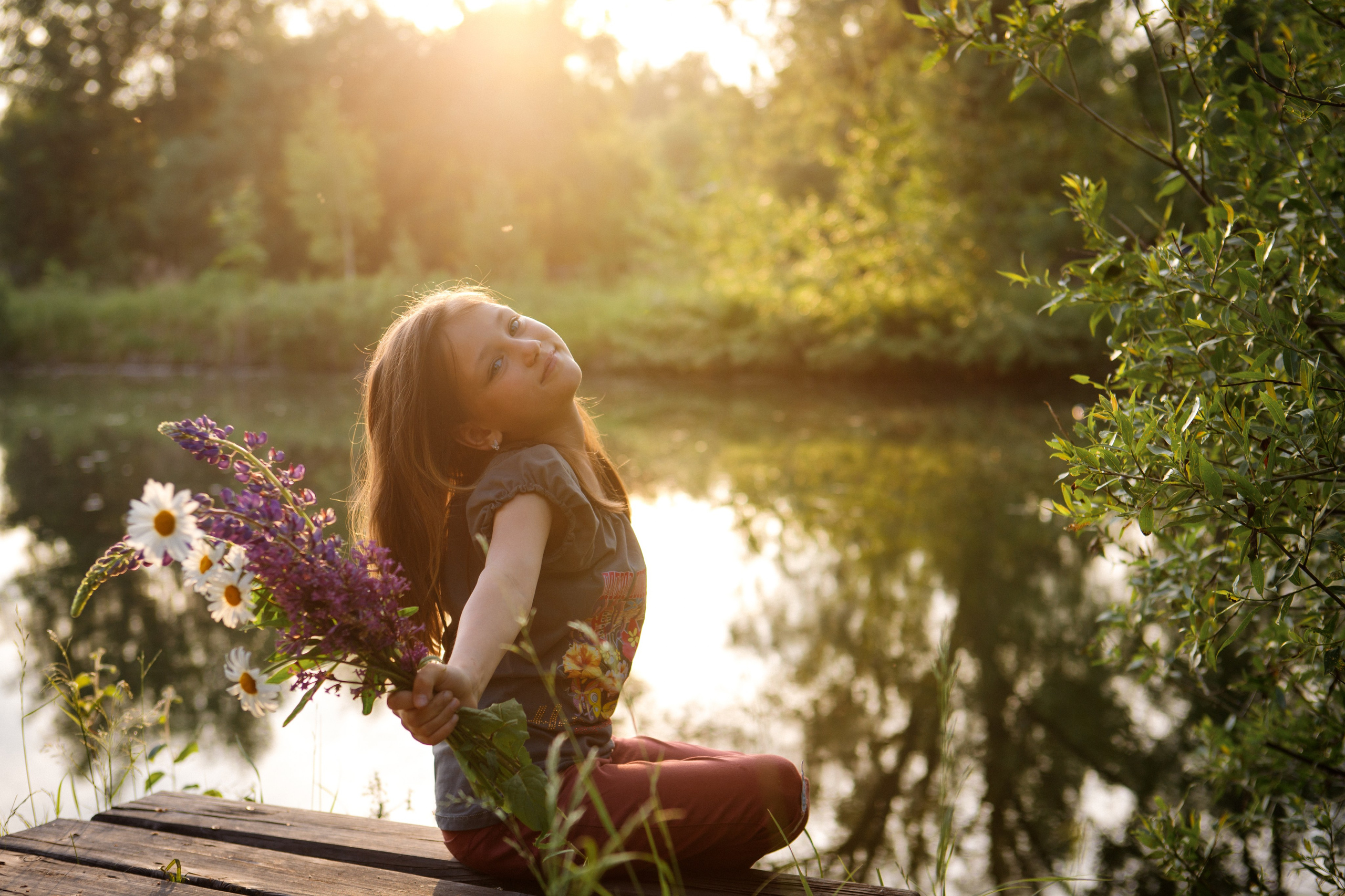 Ромашки. Детский и семейный фотограф Мария Киселёва. Москва
