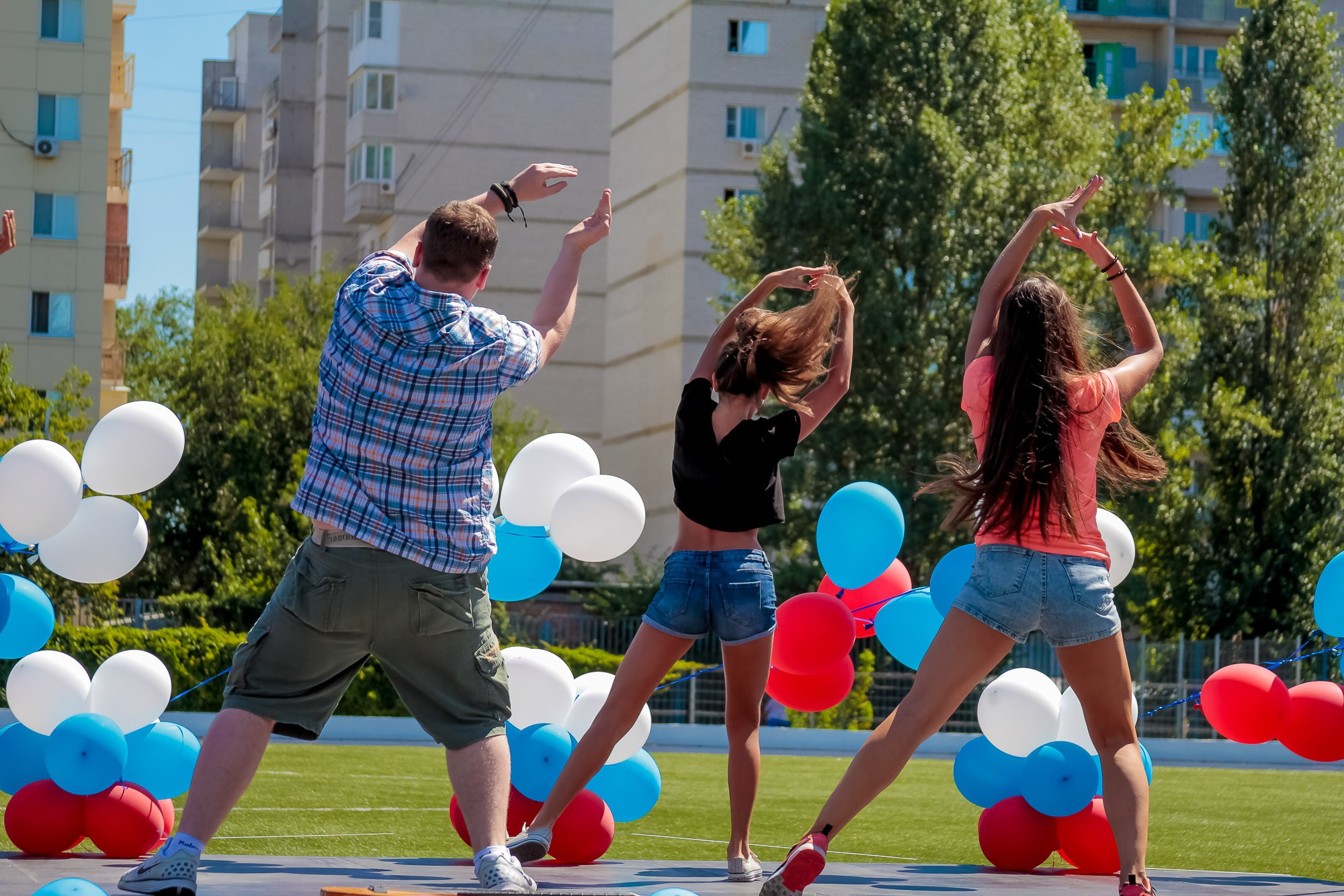 День Физкульт. Максим Матвийченко и Виктория Басова профессионалы своего дела