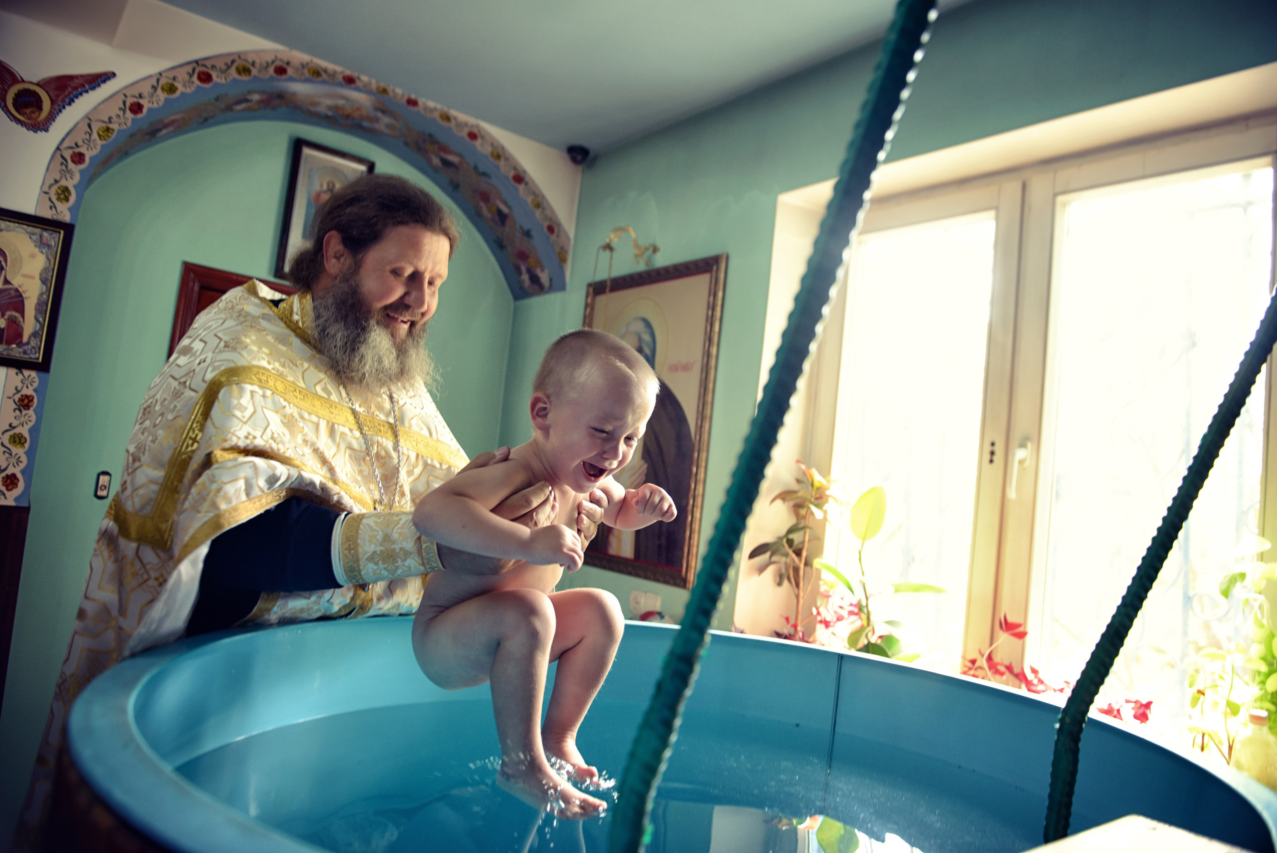 Крещение Платона. Семейный фотограф, женский фототерапевт