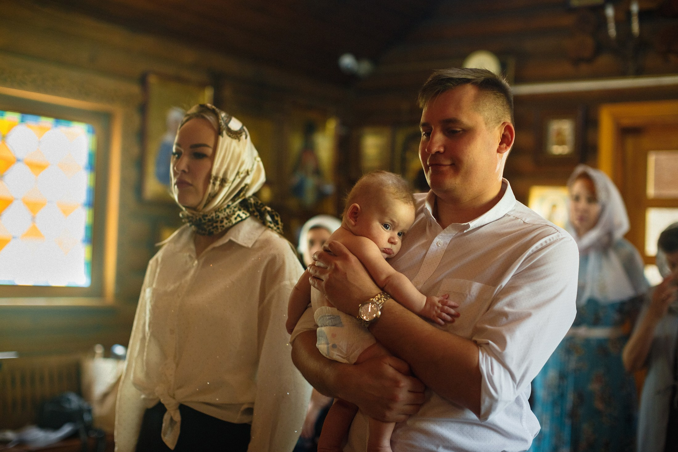 Храм Преображения Господня. Крещение Киры. Фотографы в городе Волгограде — Людмила Агеева и Алексей Околелов