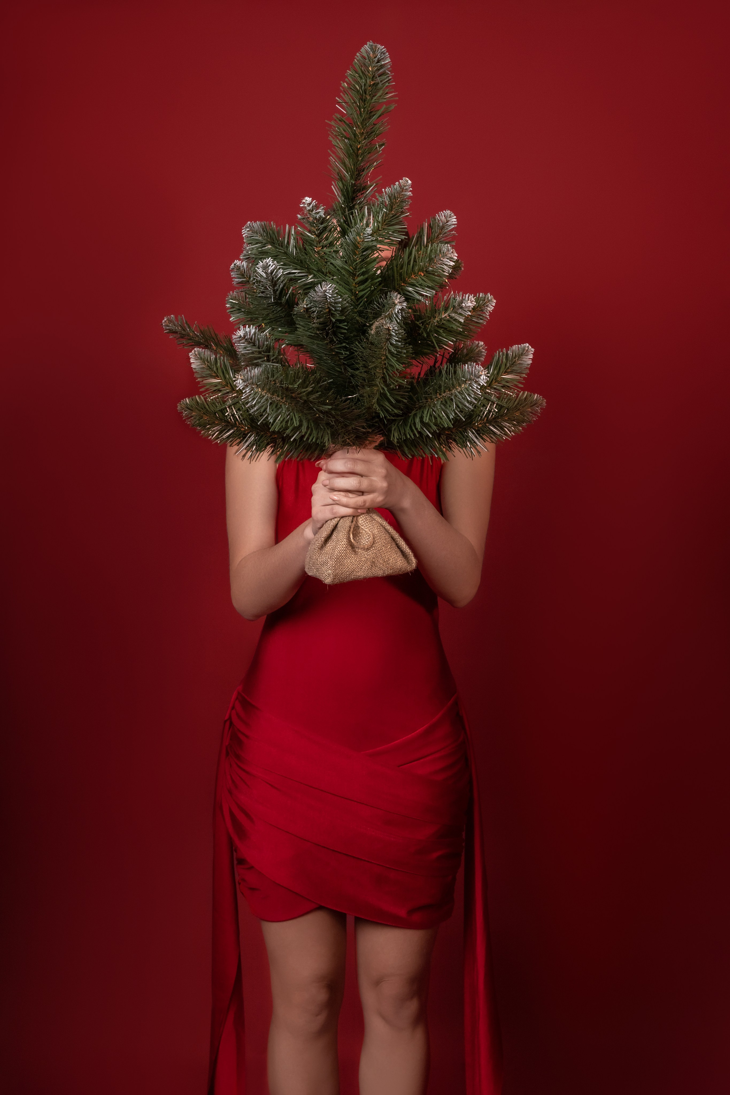 Тотально красный Новый год для Натали. Семейный и детский фотограф Леонова Анна