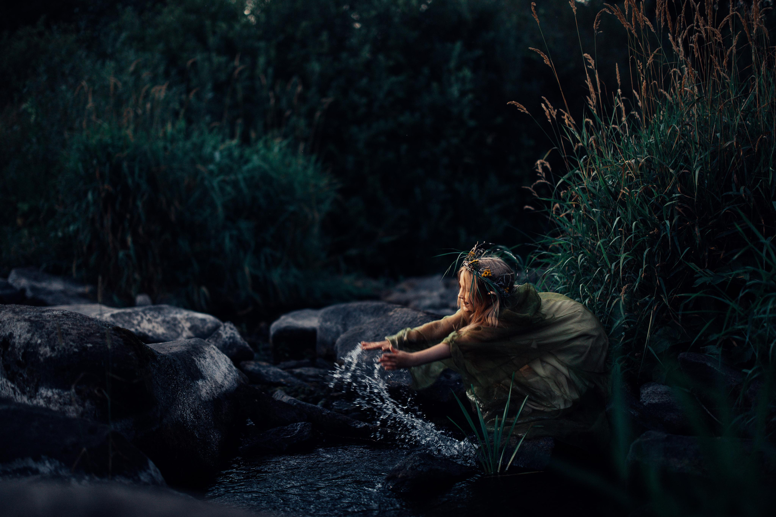 Маленький страж лесного ручейка. Портретный арт-фотограф в Екатеринбурге Алена Нестерова