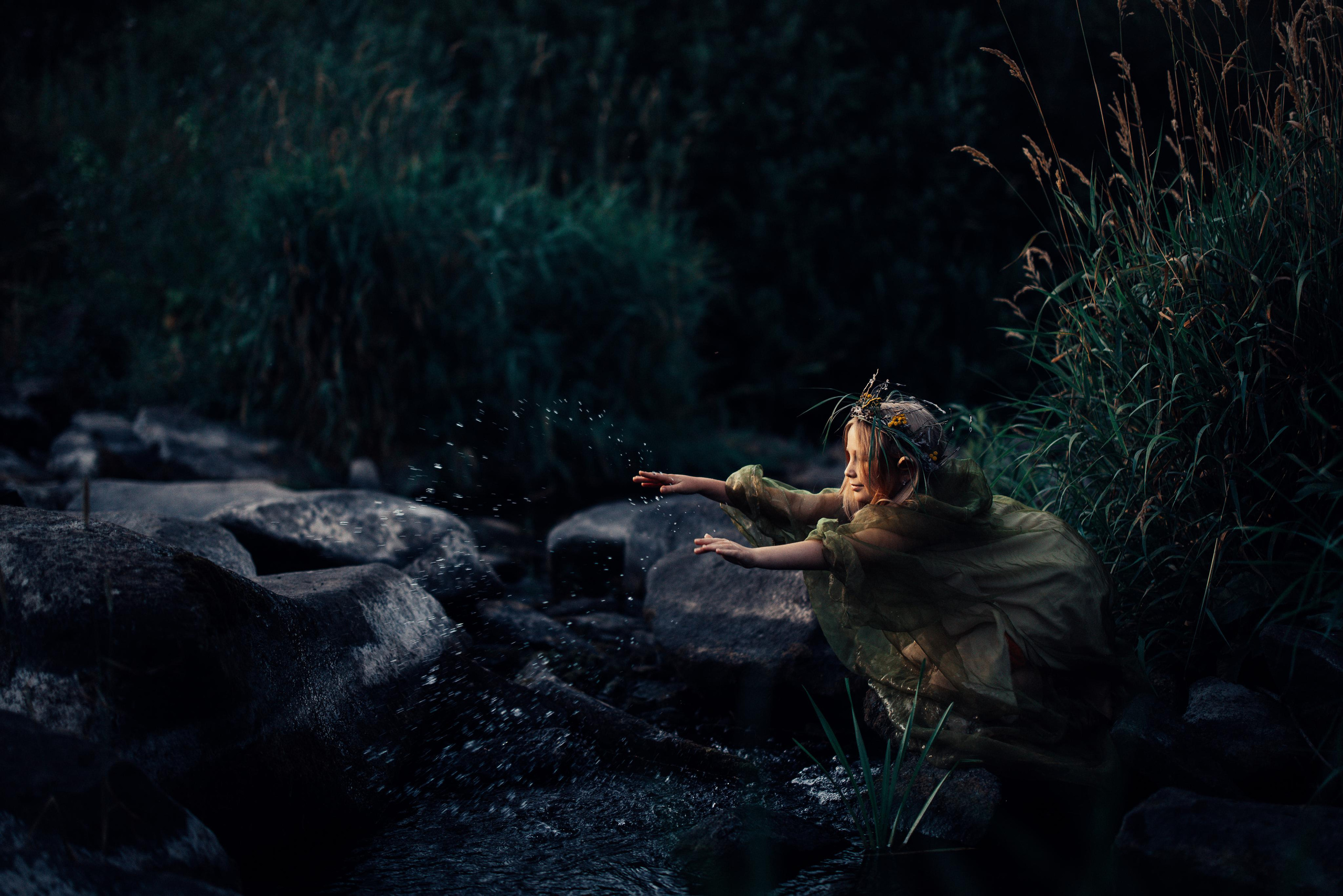 Маленький страж лесного ручейка. Портретный арт-фотограф в Екатеринбурге Алена Нестерова