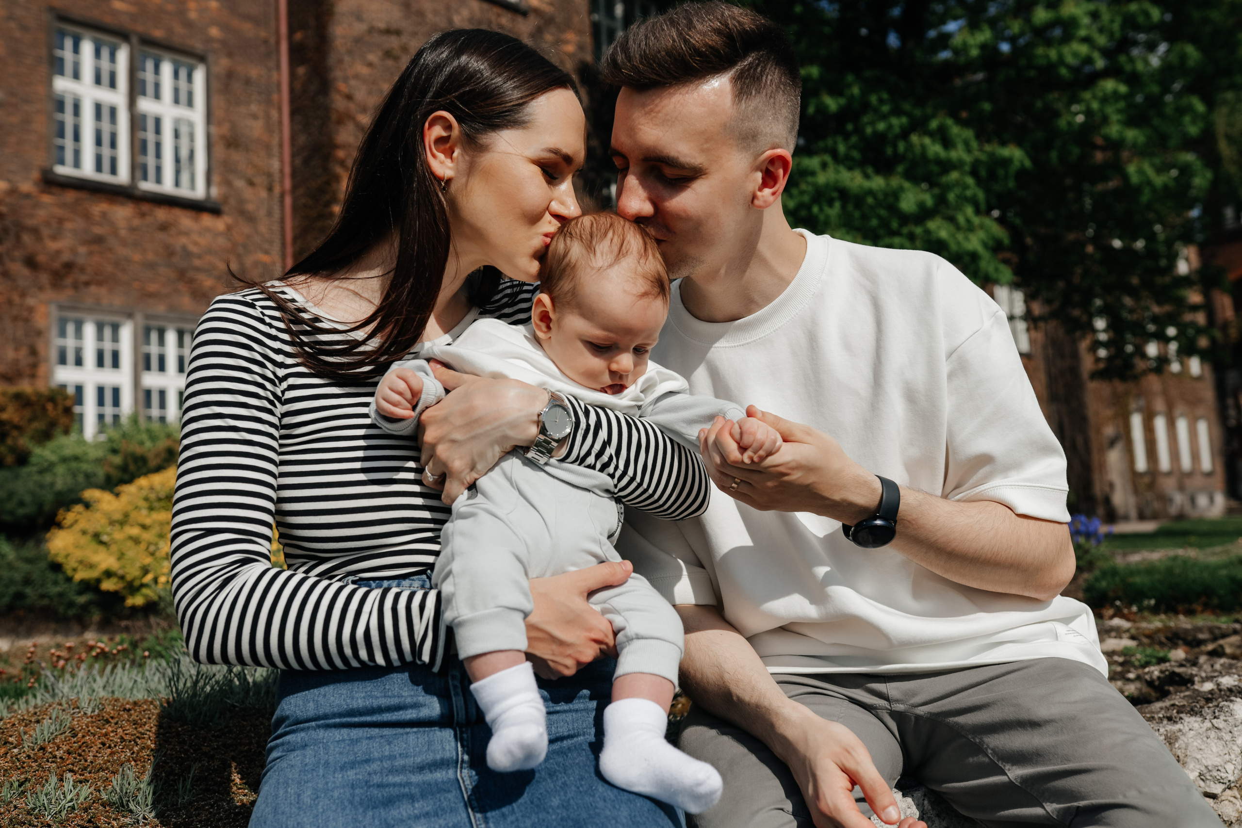 Счастье теперь втроем. Свадебный и семейный фотограф в Варшаве