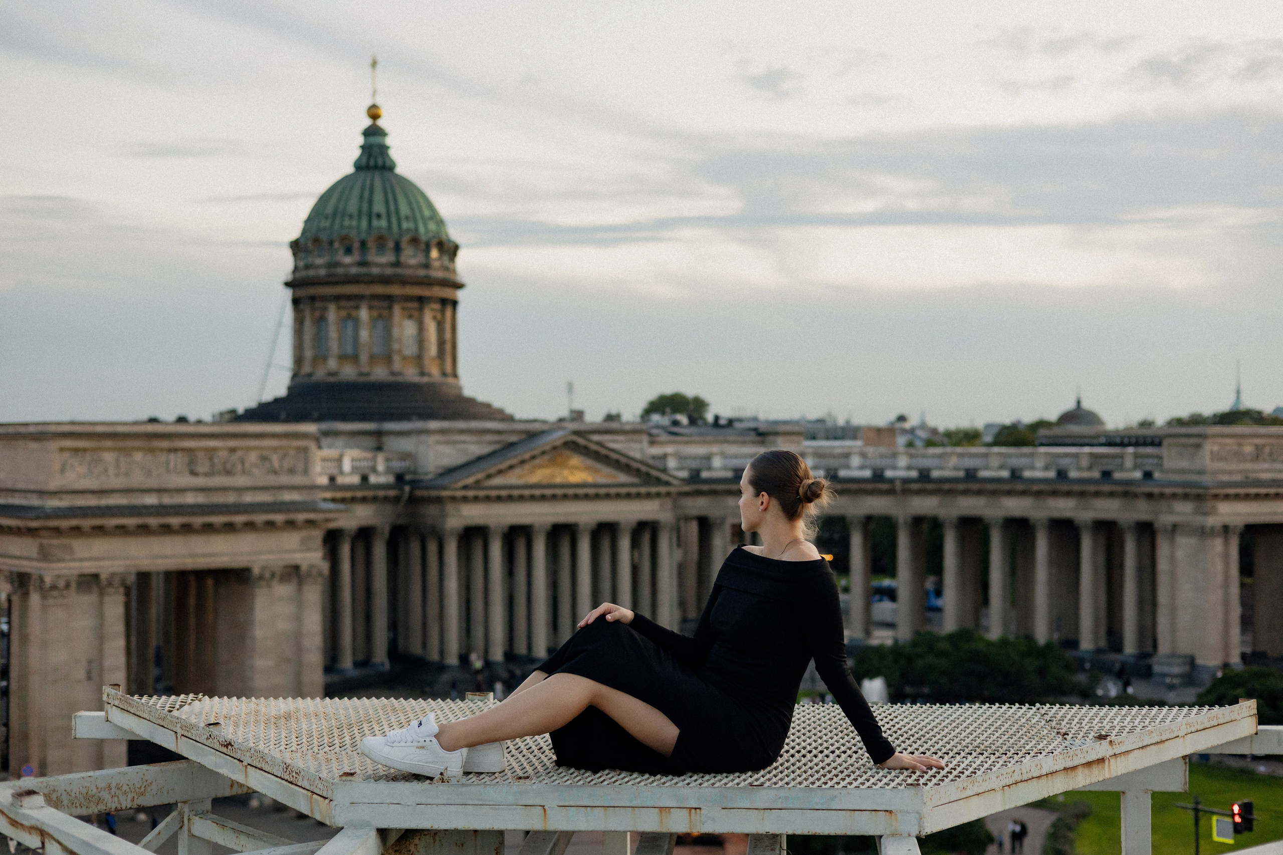 Романтика питерских крыш. Свадебный фотограф в Санкт-Петербурге Ксения Кобышева